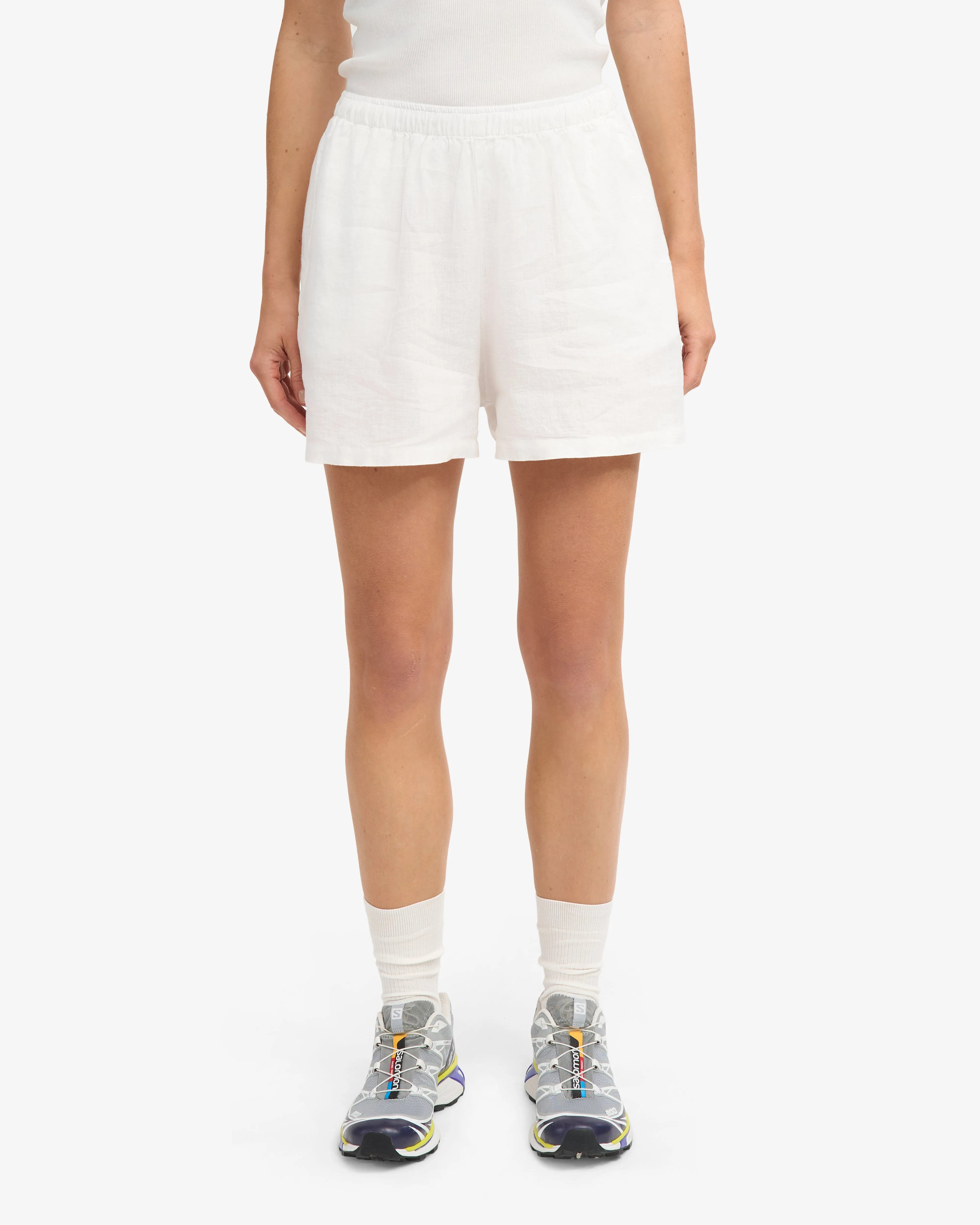 Linen Shorts - Optical White sold by Colorful Standard product image thumbnail 3