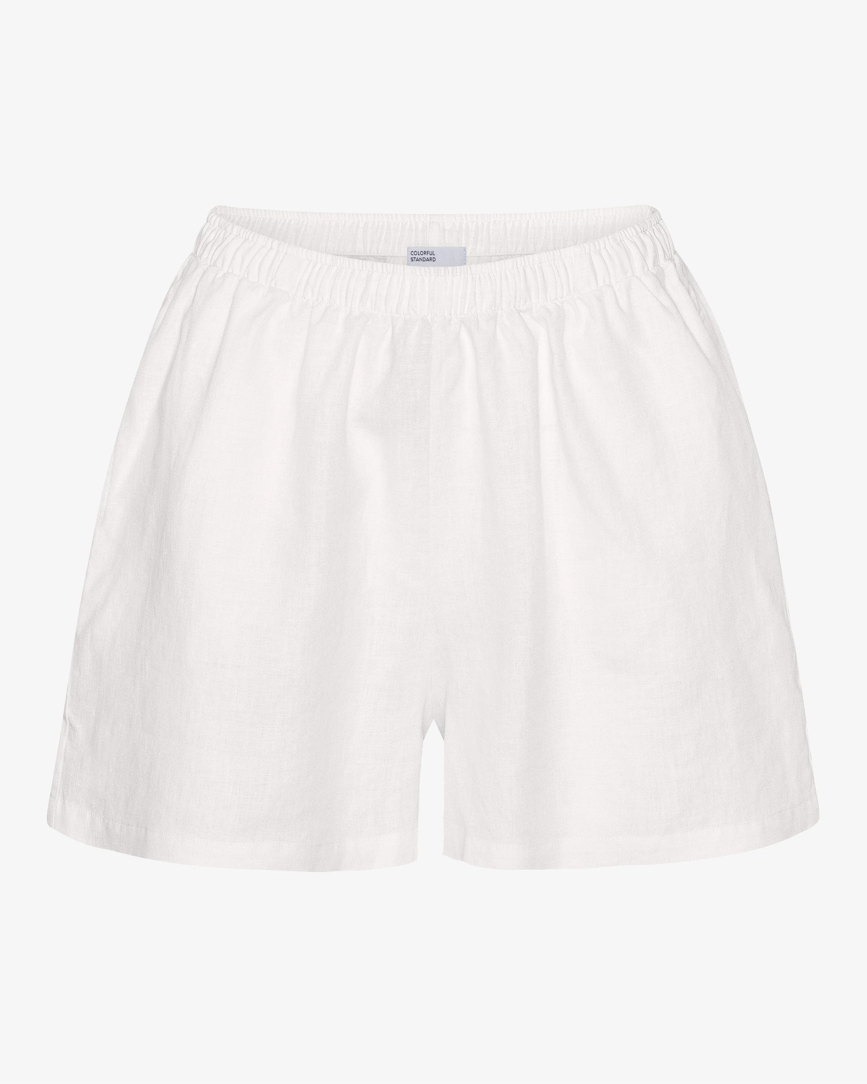 Linen Shorts - Optical White sold by Colorful Standard