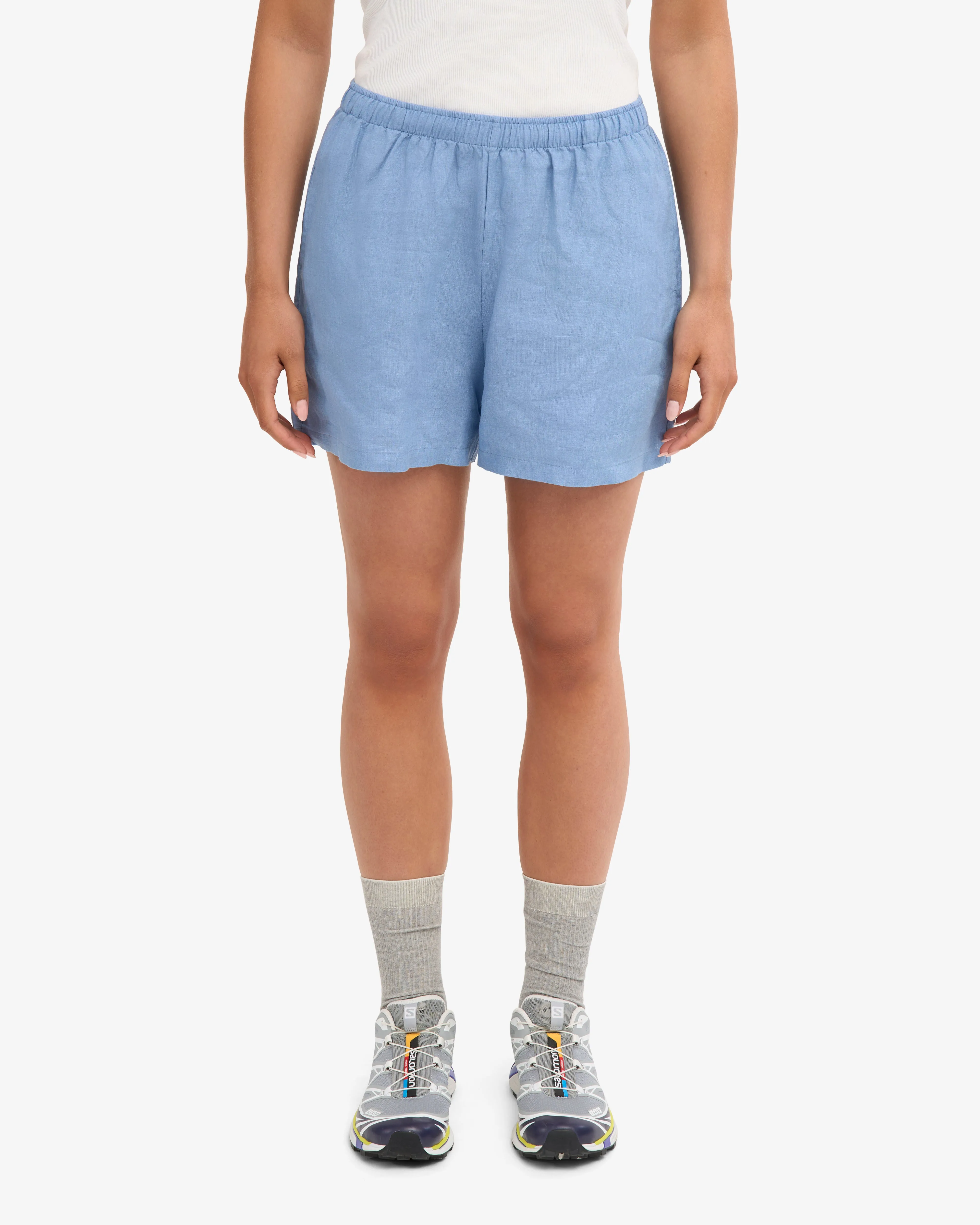 Linen Shorts - Seaside Blue sold by Colorful Standard product image thumbnail 3