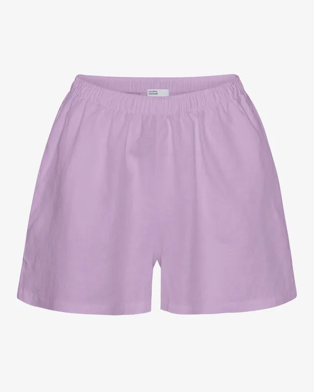 Linen Shorts - Soft Lavender sold by Colorful Standard