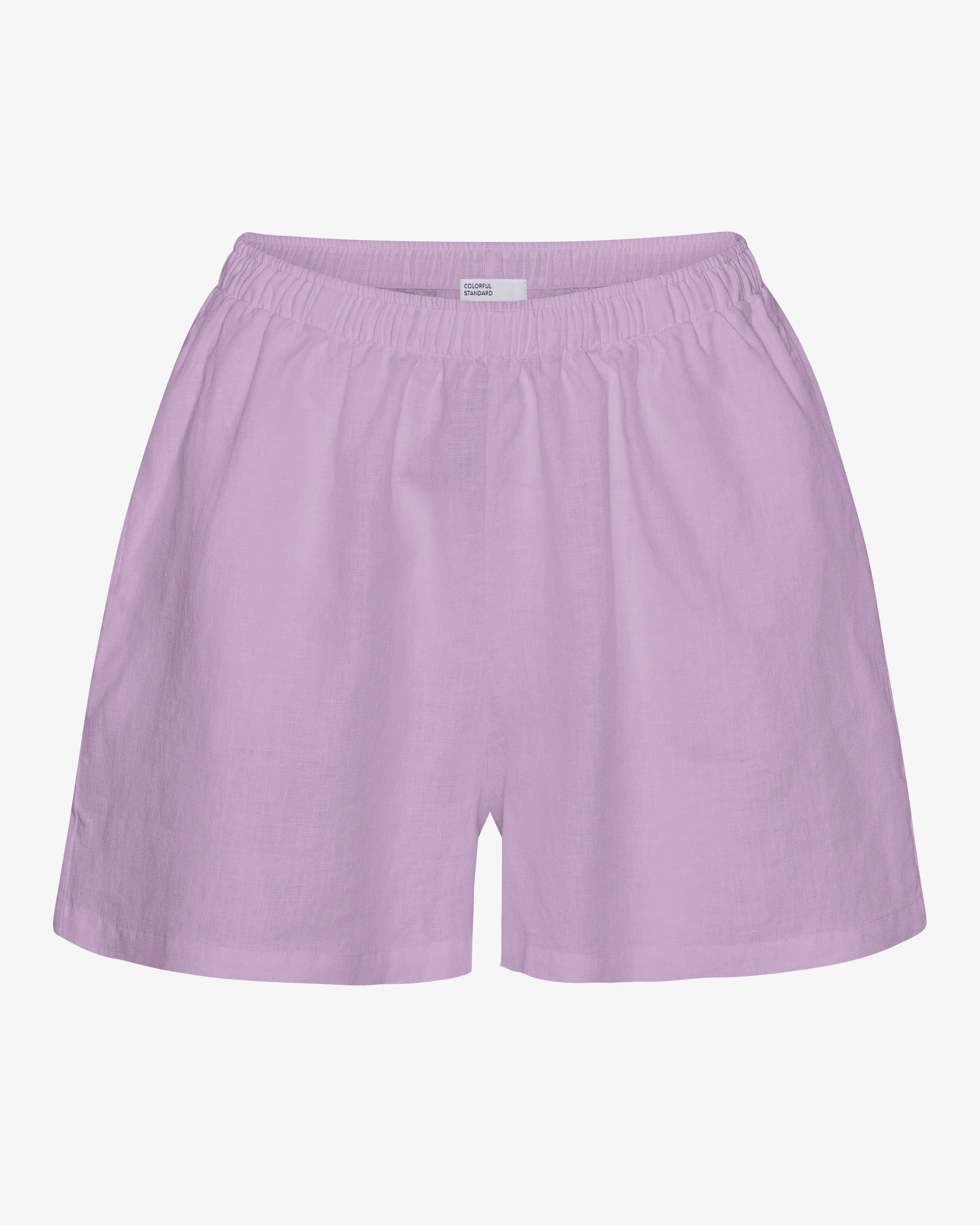 Linen Shorts - Soft Lavender sold by Colorful Standard