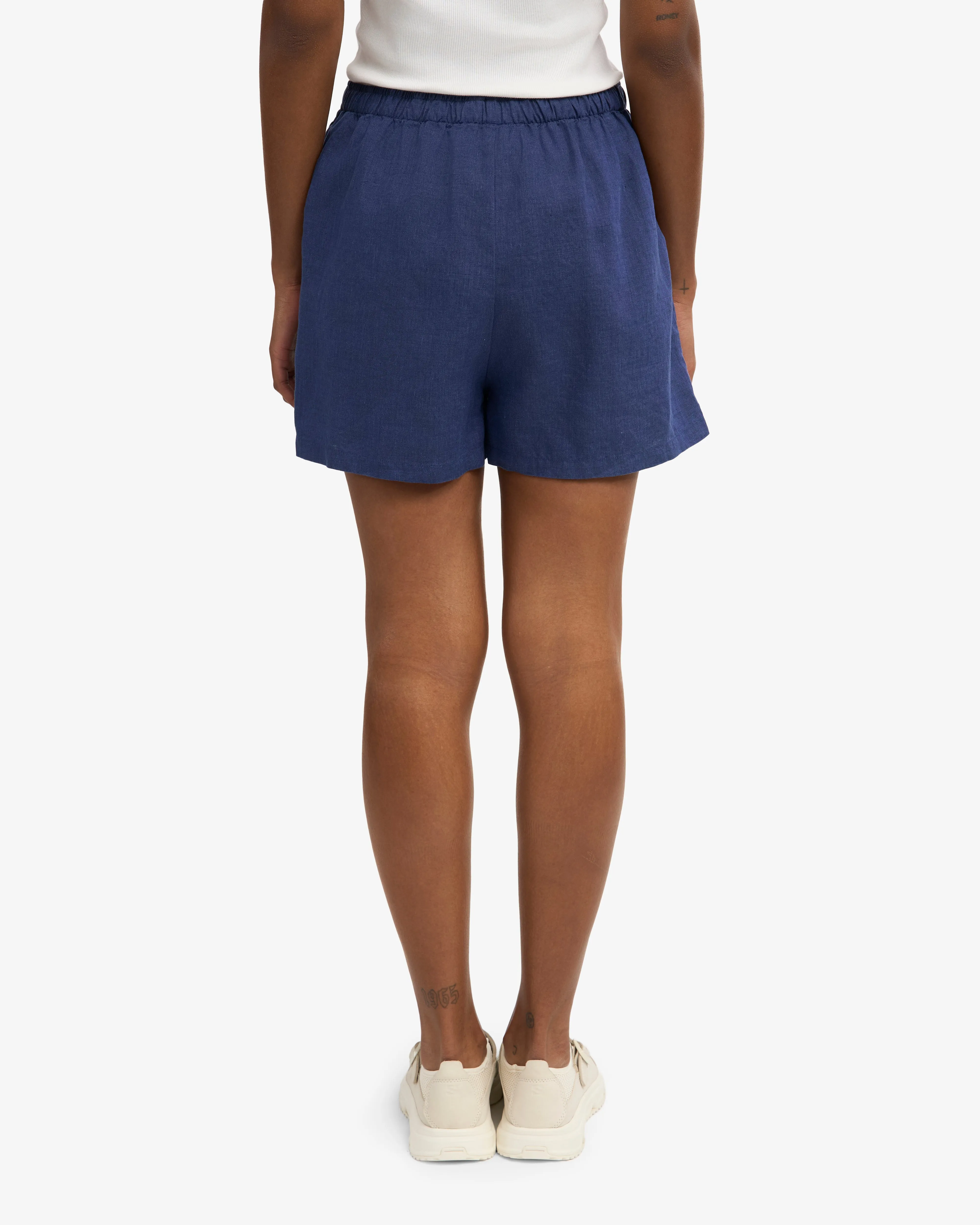 Linen Shorts - Navy Blue sold by Colorful Standard product image thumbnail 5