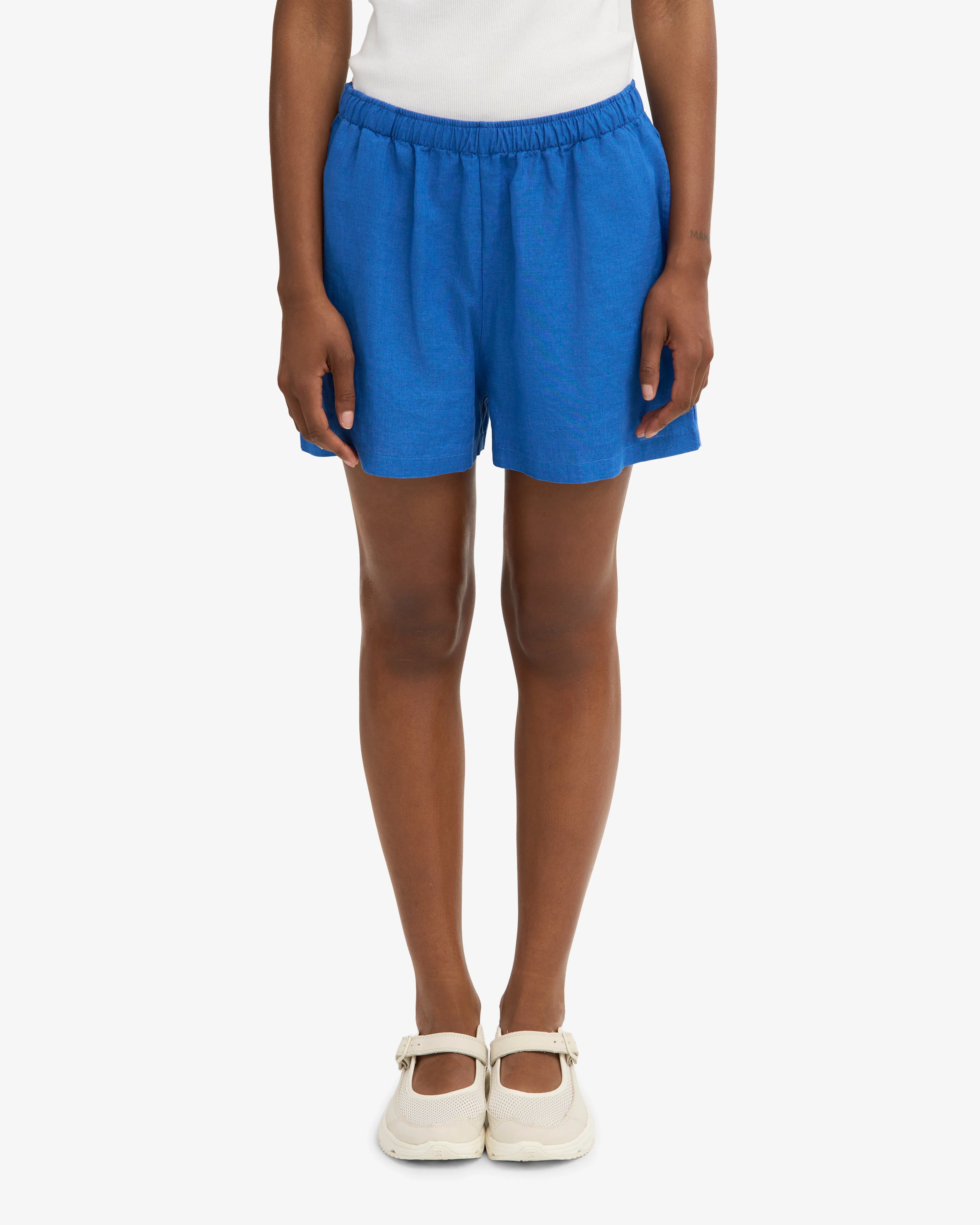 Linen Shorts - Pacific Blue sold by Colorful Standard product image thumbnail 3