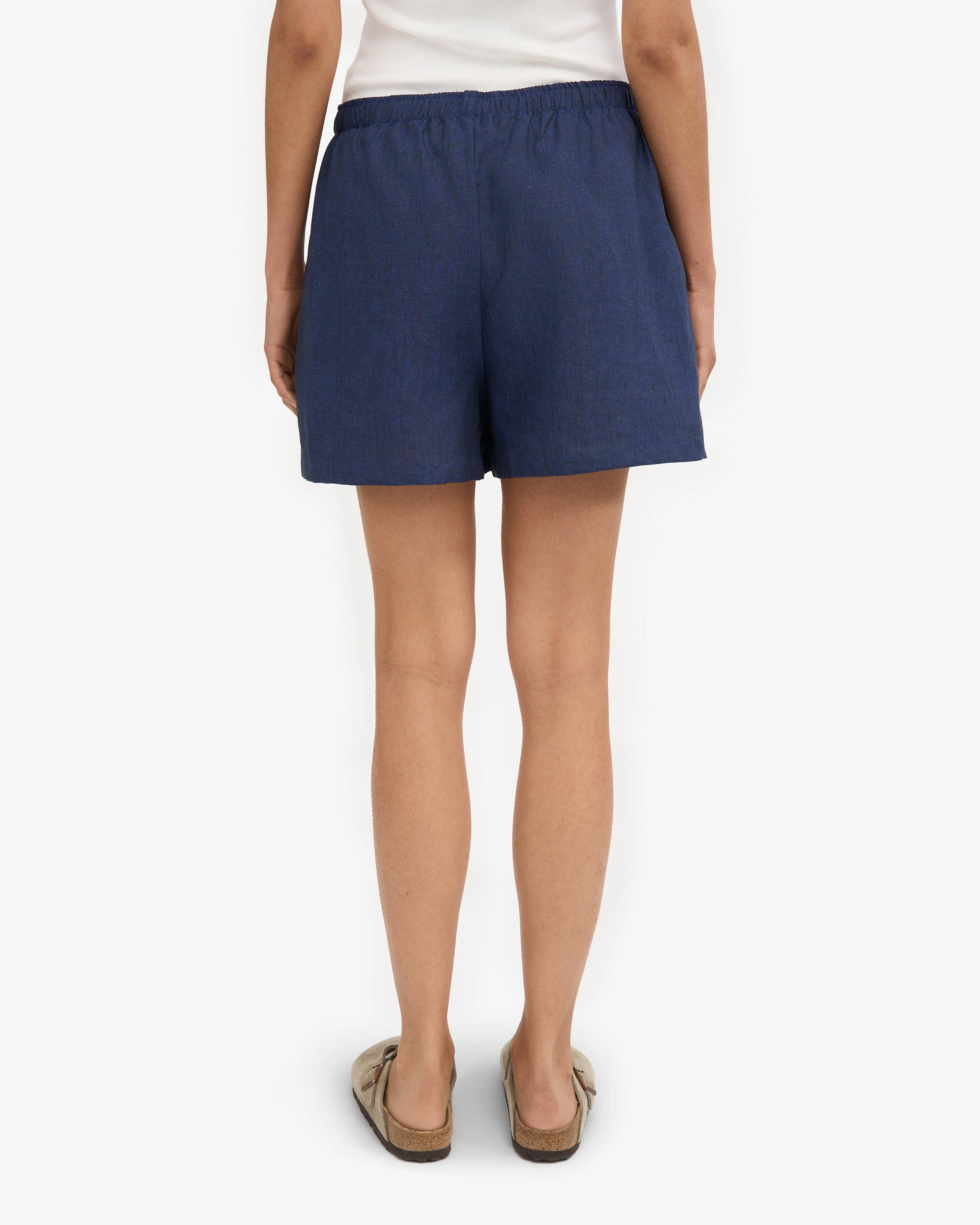Linen Shorts - Marine Blue sold by Colorful Standard product image thumbnail 5