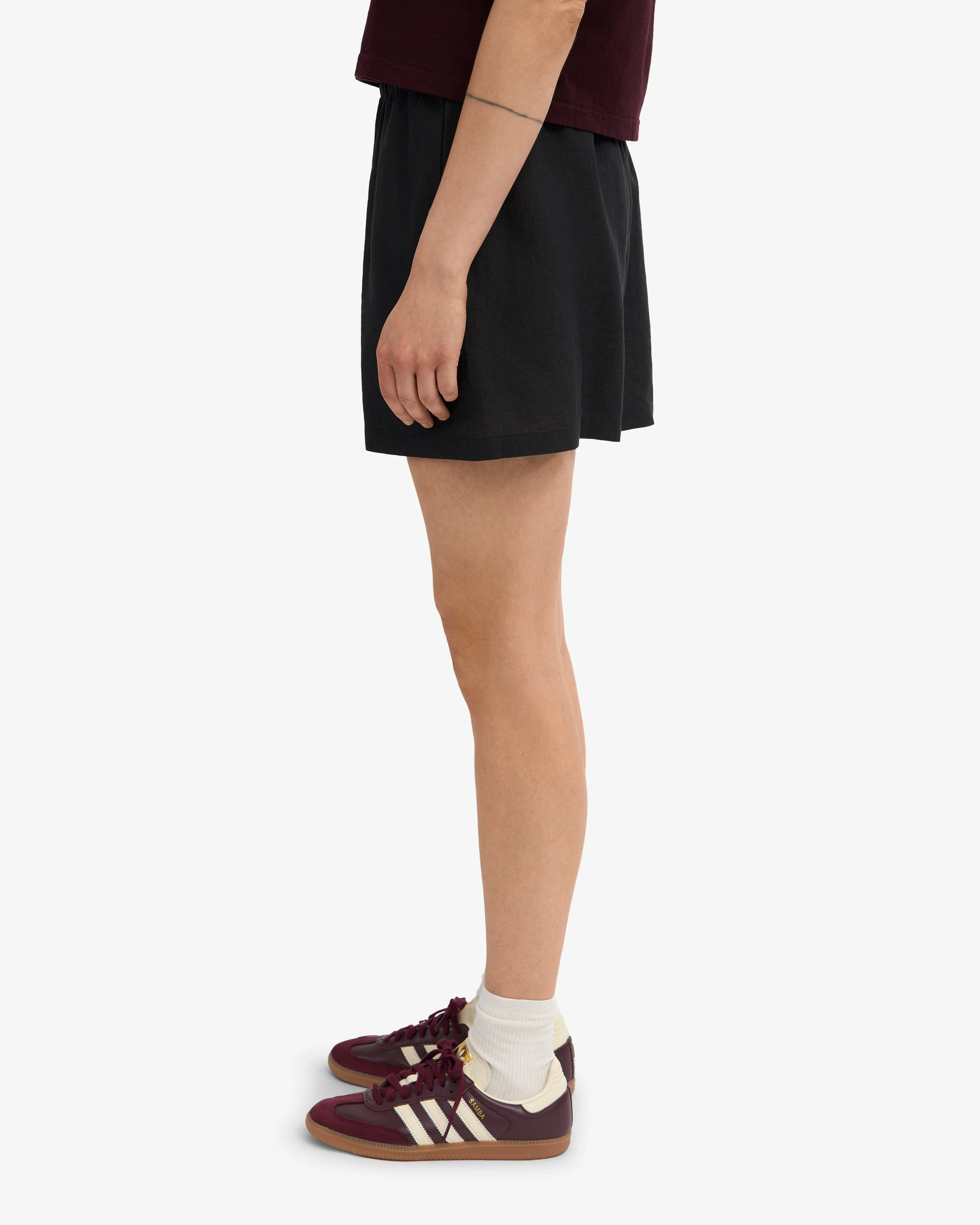 Linen Shorts - Deep Black sold by Colorful Standard product image thumbnail 4