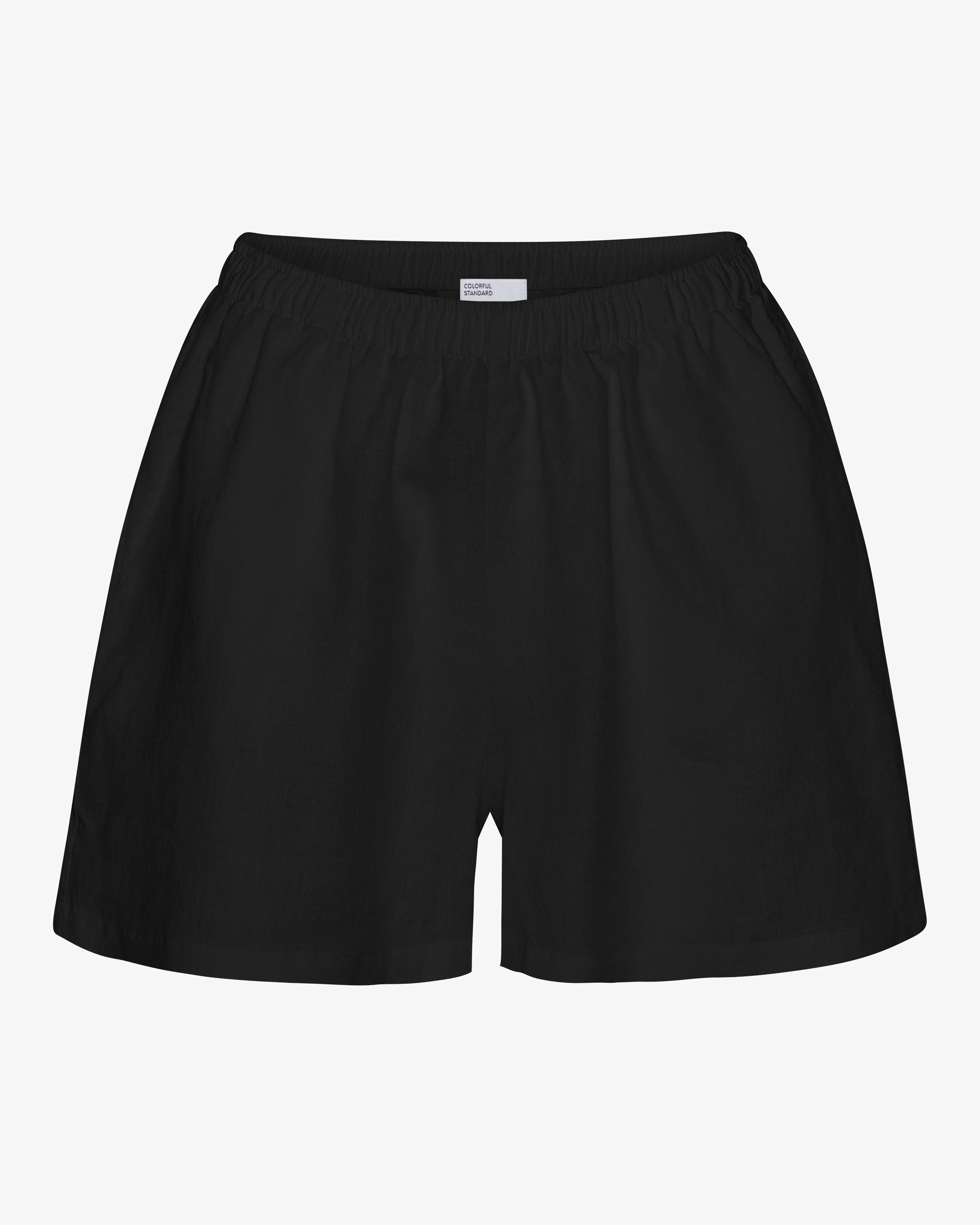 Linen Shorts - Deep Black sold by Colorful Standard