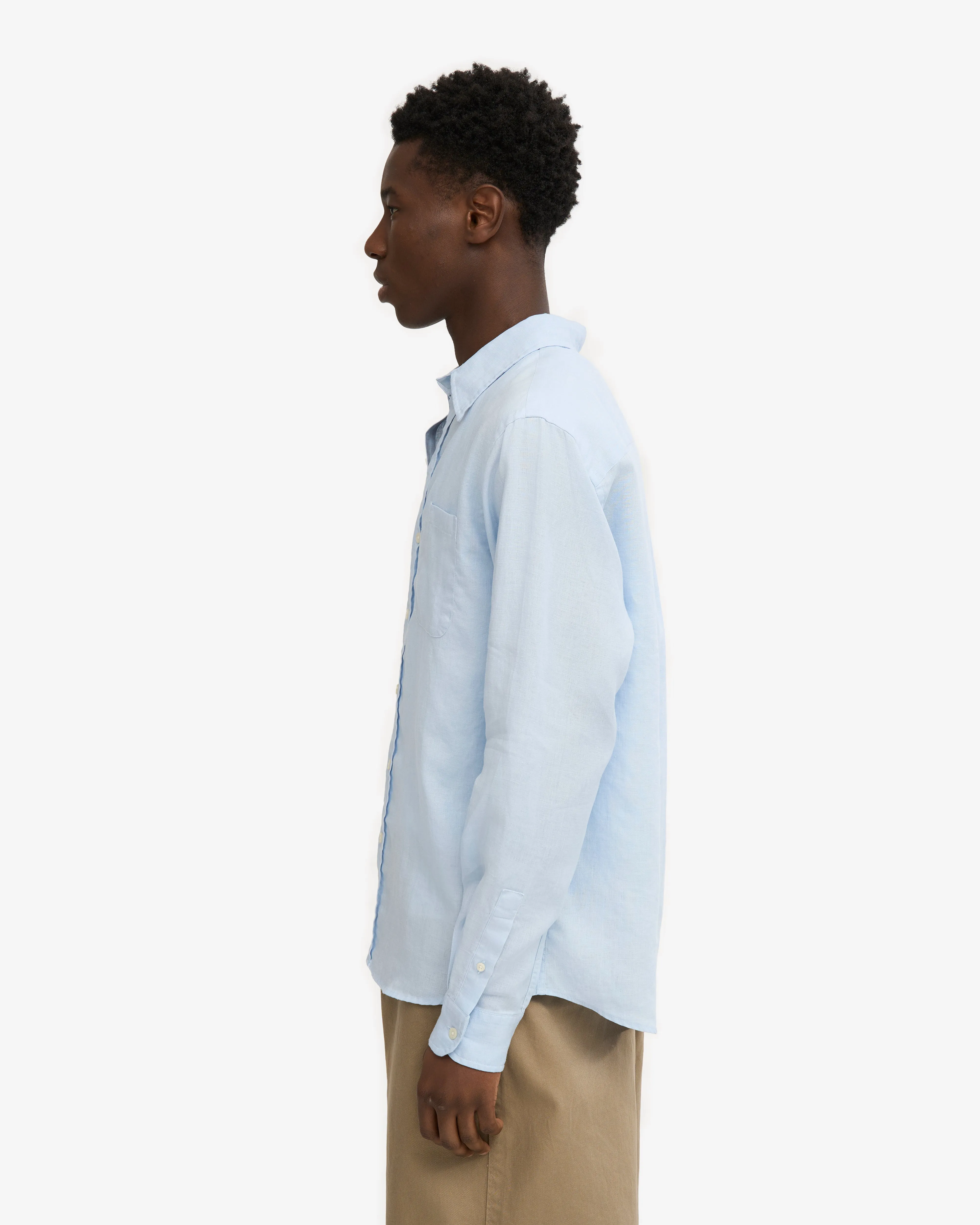 Linen Shirt - Polar Blue sold by Colorful Standard product image thumbnail 3