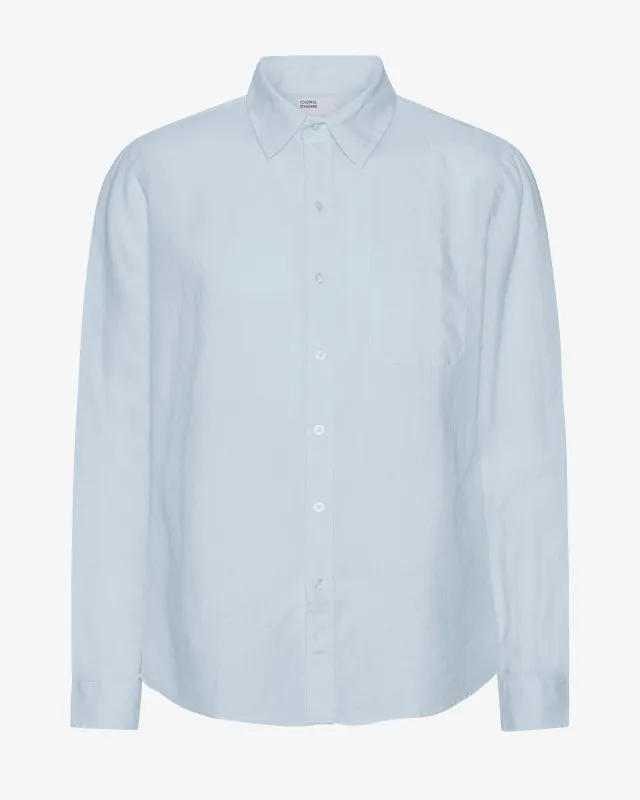 Linen Shirt - Polar Blue made by Colorful Standard