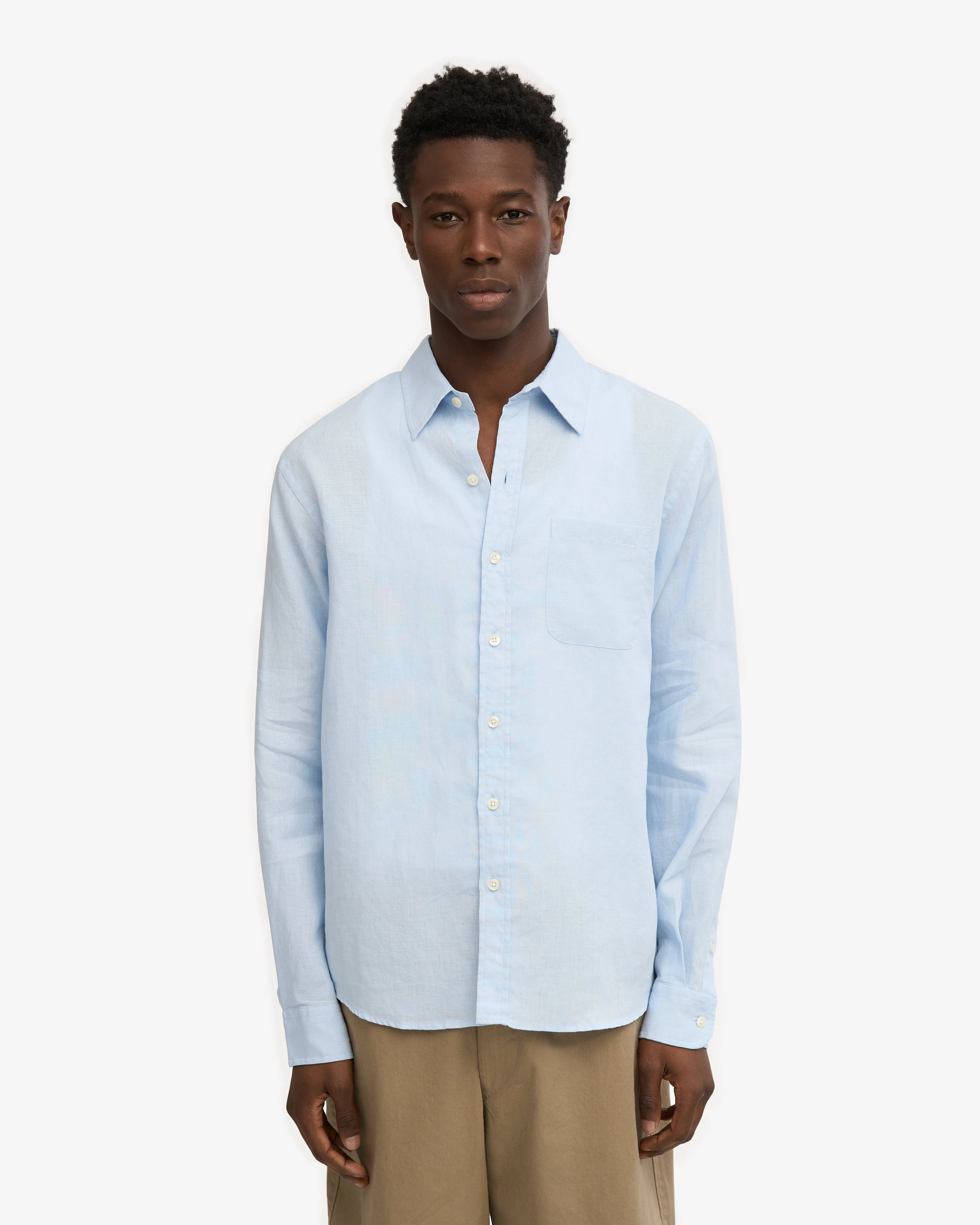 Linen Shirt - Polar Blue sold by Colorful Standard product image thumbnail 2