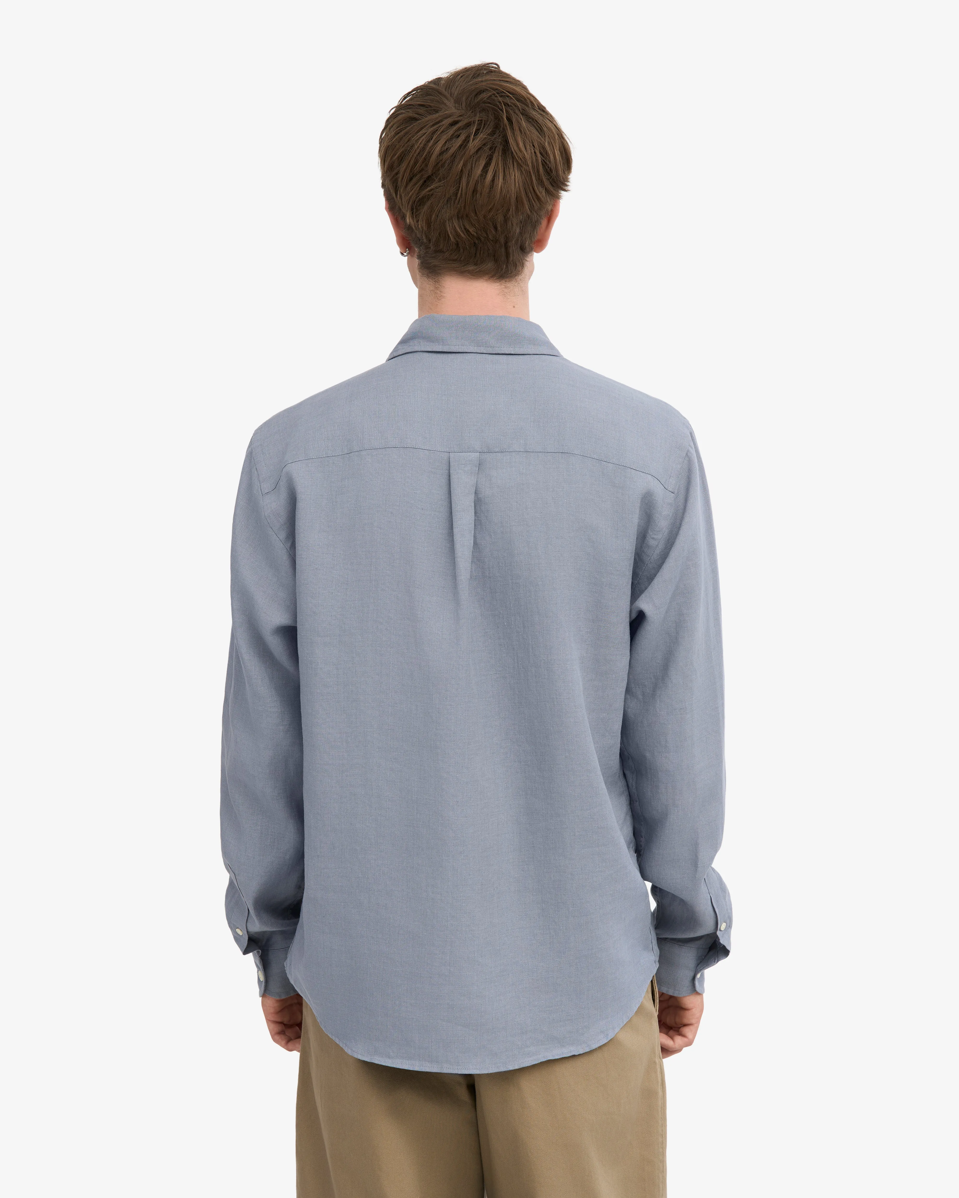 Linen Shirt - Steel Blue sold by Colorful Standard product image thumbnail 4