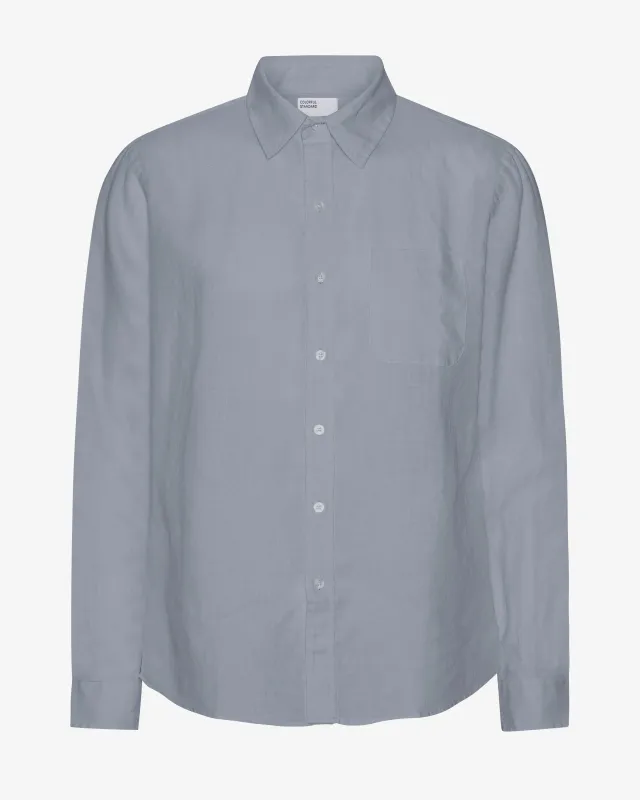 Linen Shirt - Steel Blue made by Colorful Standard