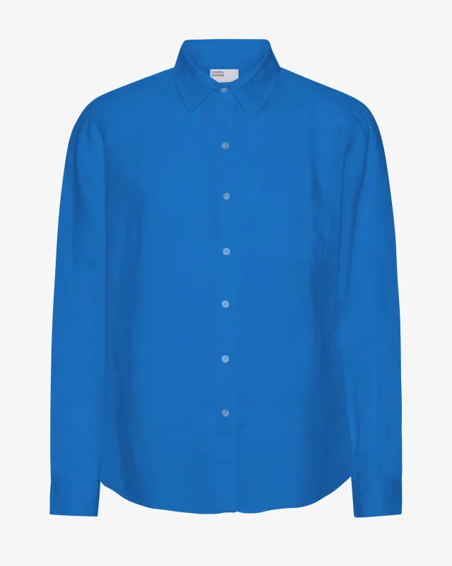 Linen Shirt - Pacific Blue sold by Colorful Standard
