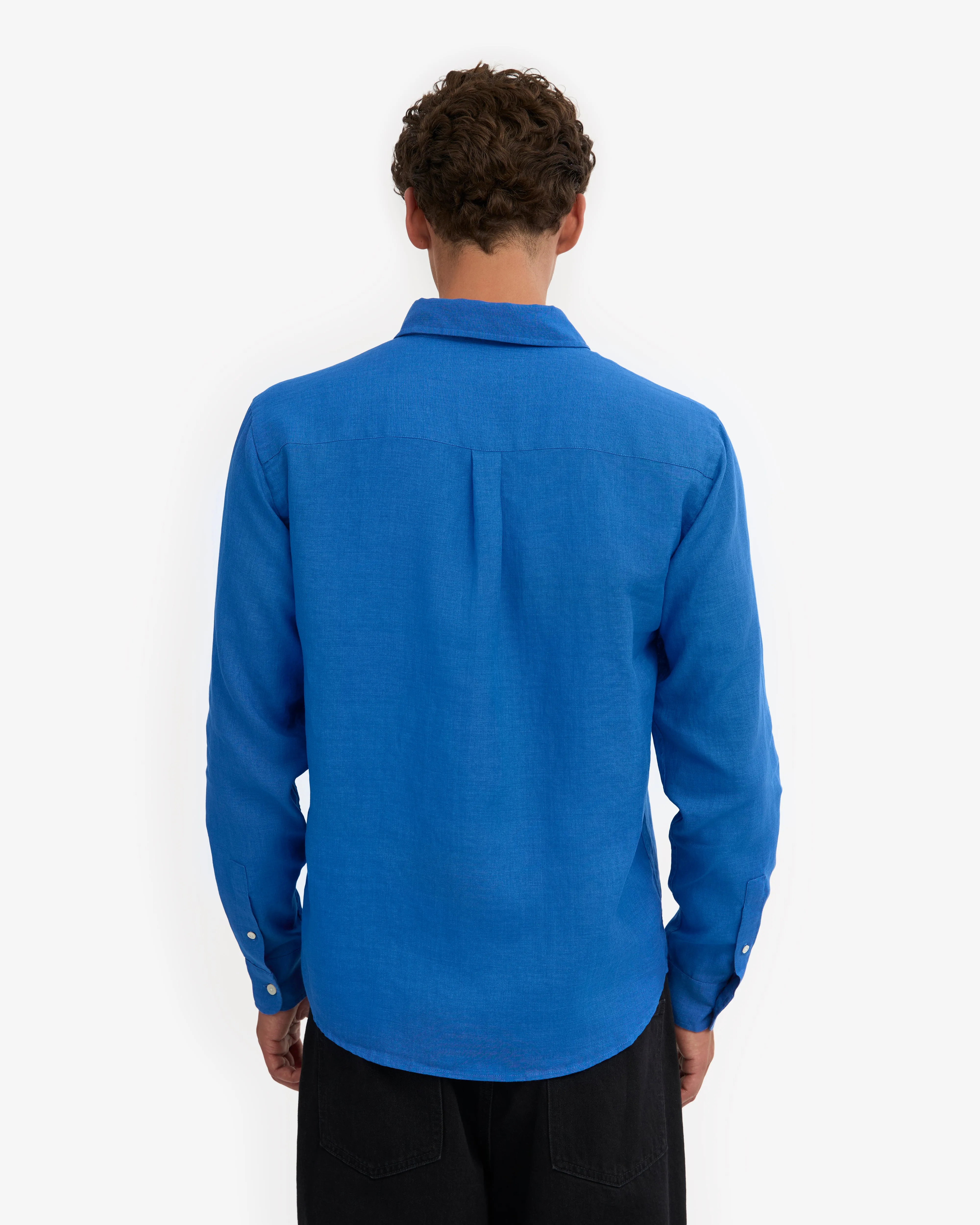 Linen Shirt - Pacific Blue sold by Colorful Standard product image thumbnail 4