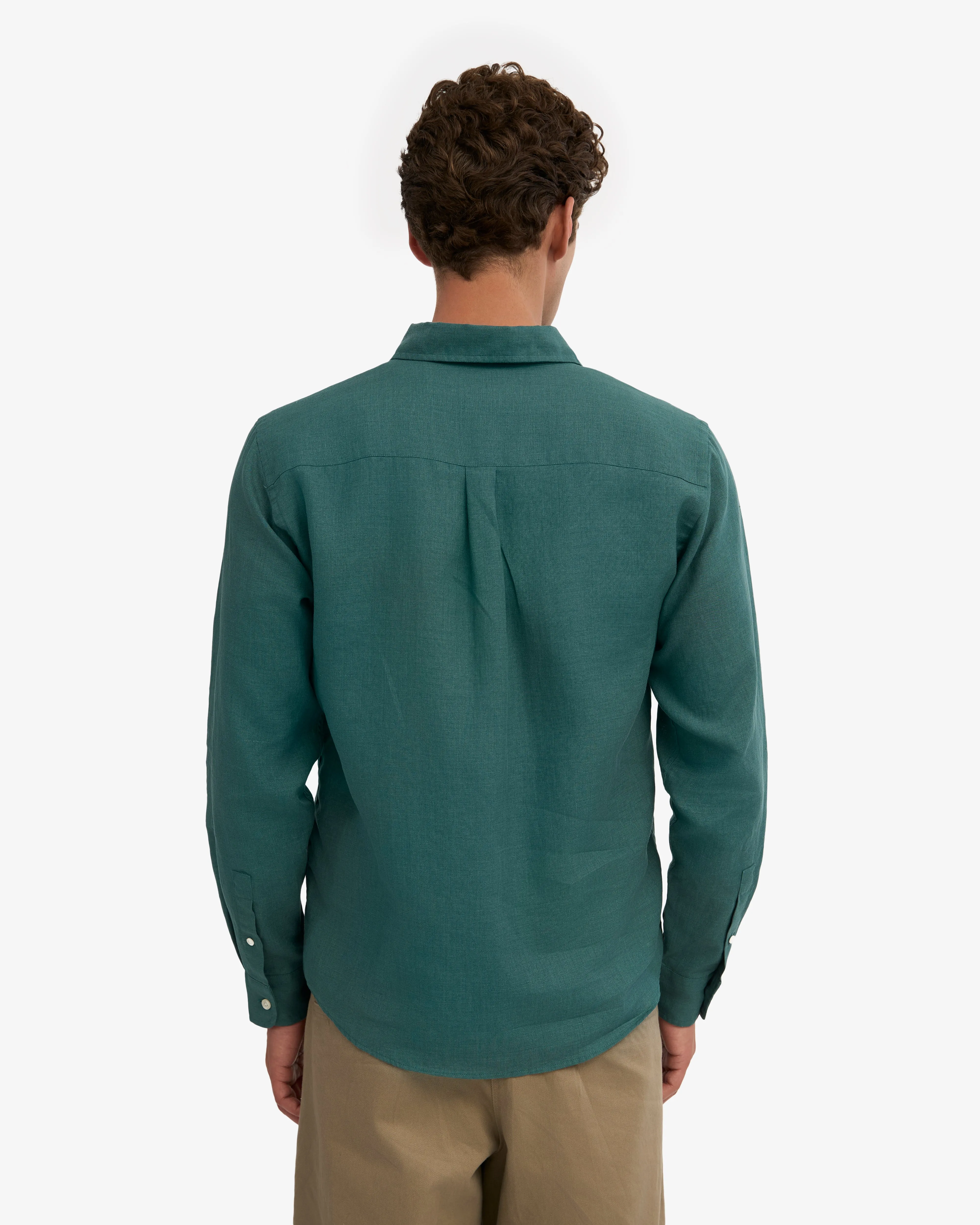 Linen Shirt - Ocean Green sold by Colorful Standard product image thumbnail 4