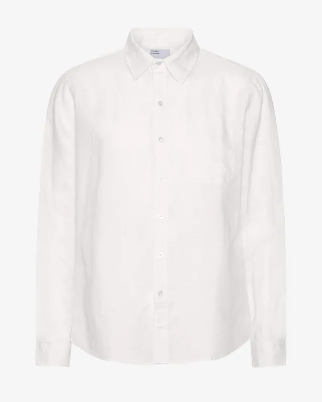 Linen Shirt - Optical White sold by Colorful Standard