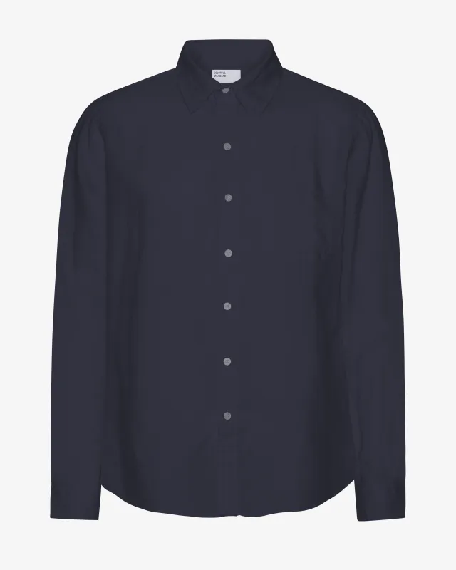 Linen Shirt - Navy Blue sold by Colorful Standard