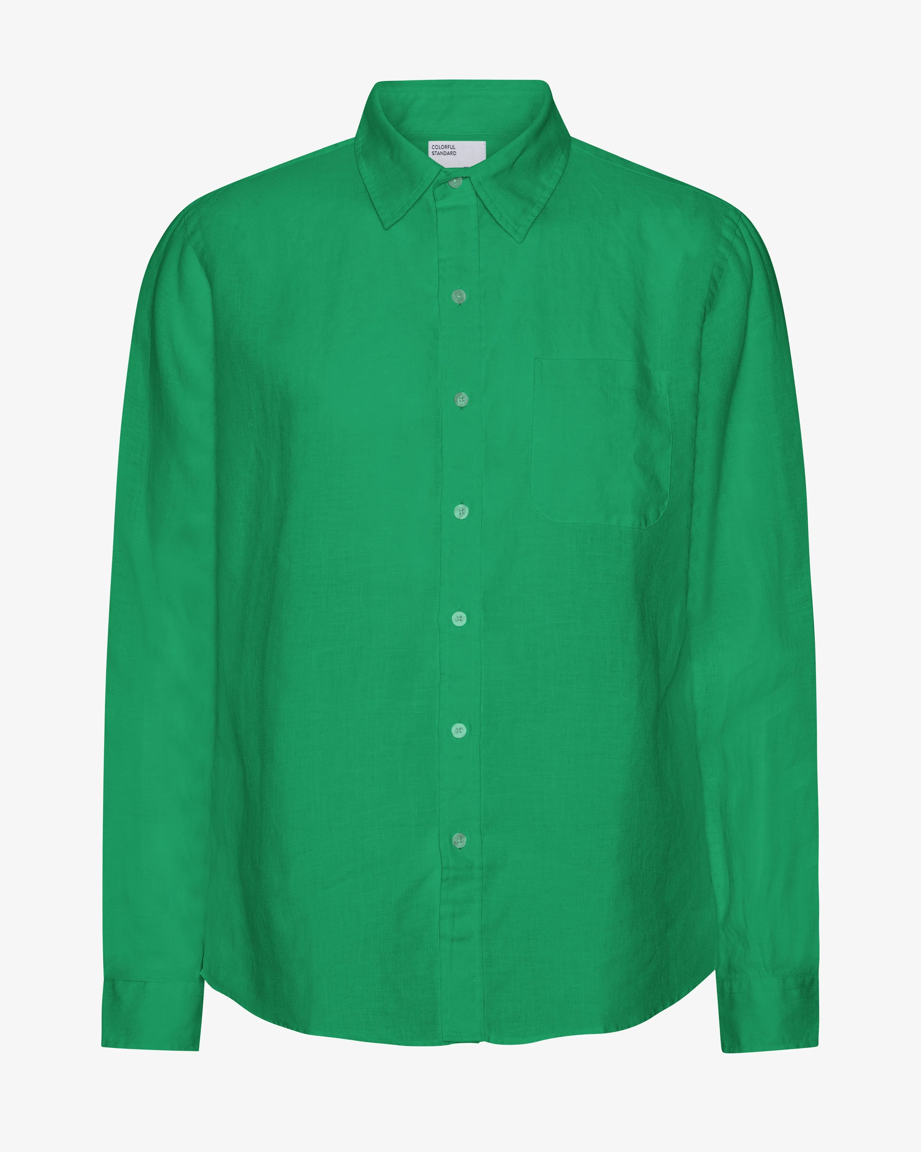 Linen Shirt - Kelly Green sold by Colorful Standard