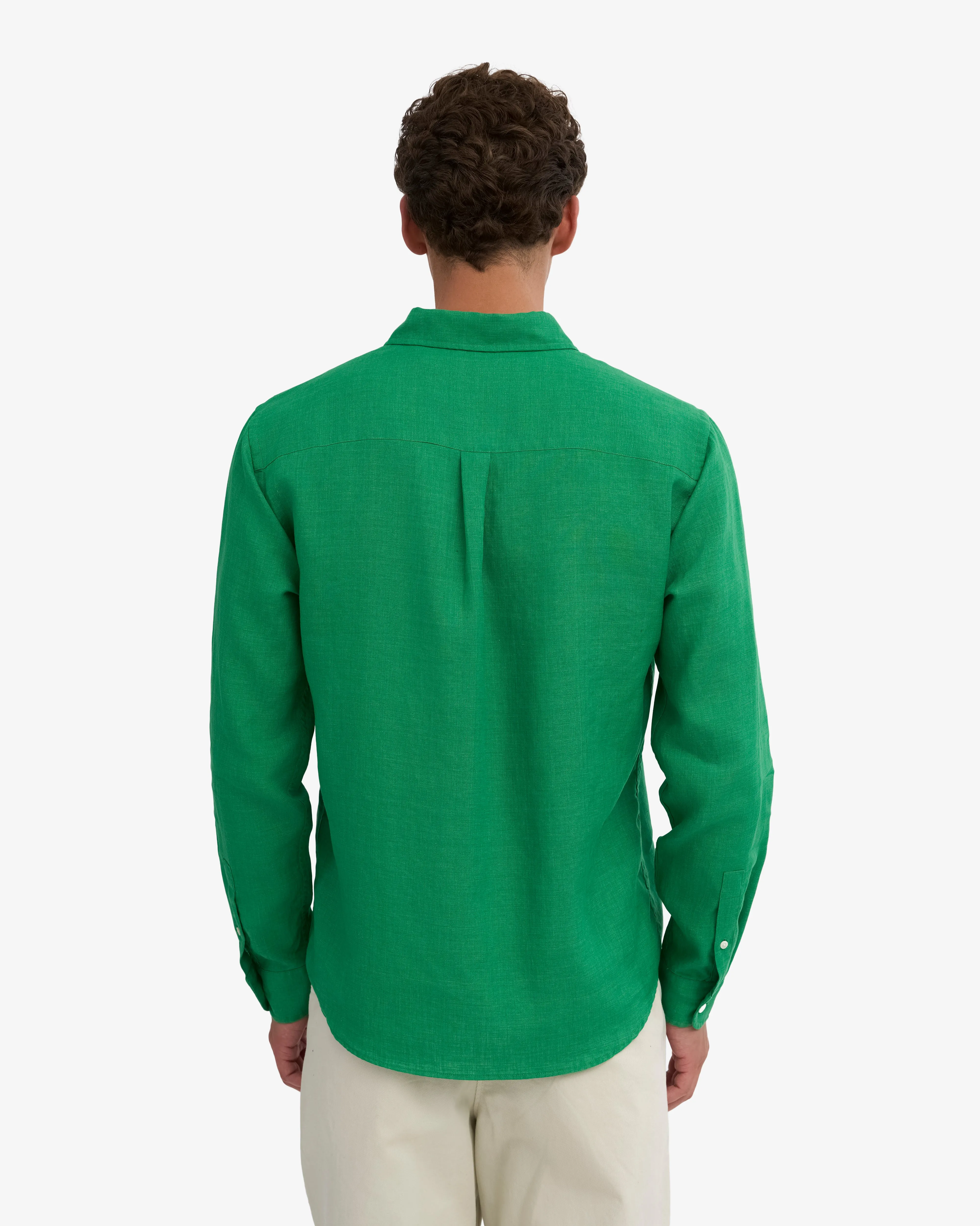 Linen Shirt - Kelly Green sold by Colorful Standard product image thumbnail 4
