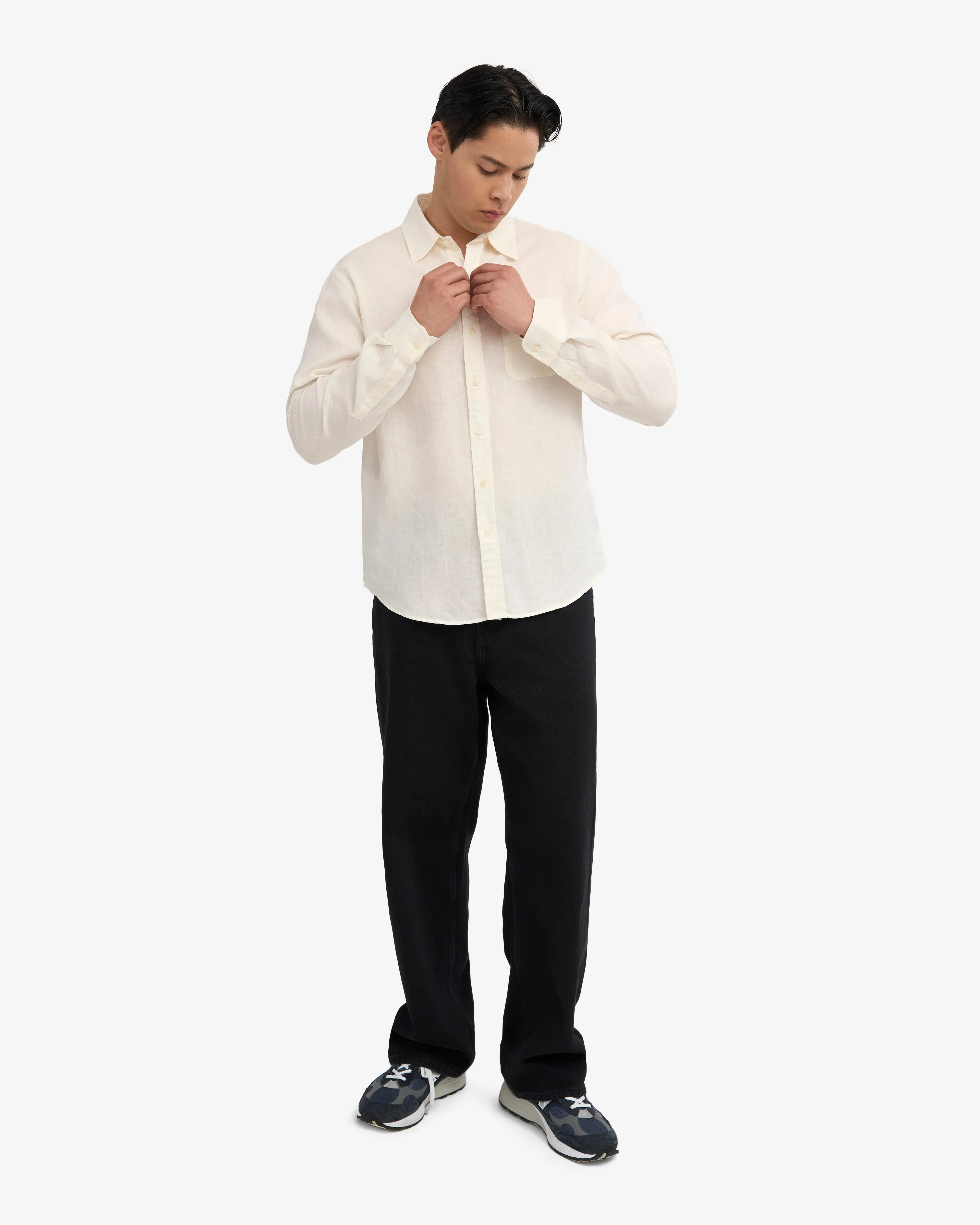 Linen Shirt - Ivory White sold by Colorful Standard product image thumbnail 5