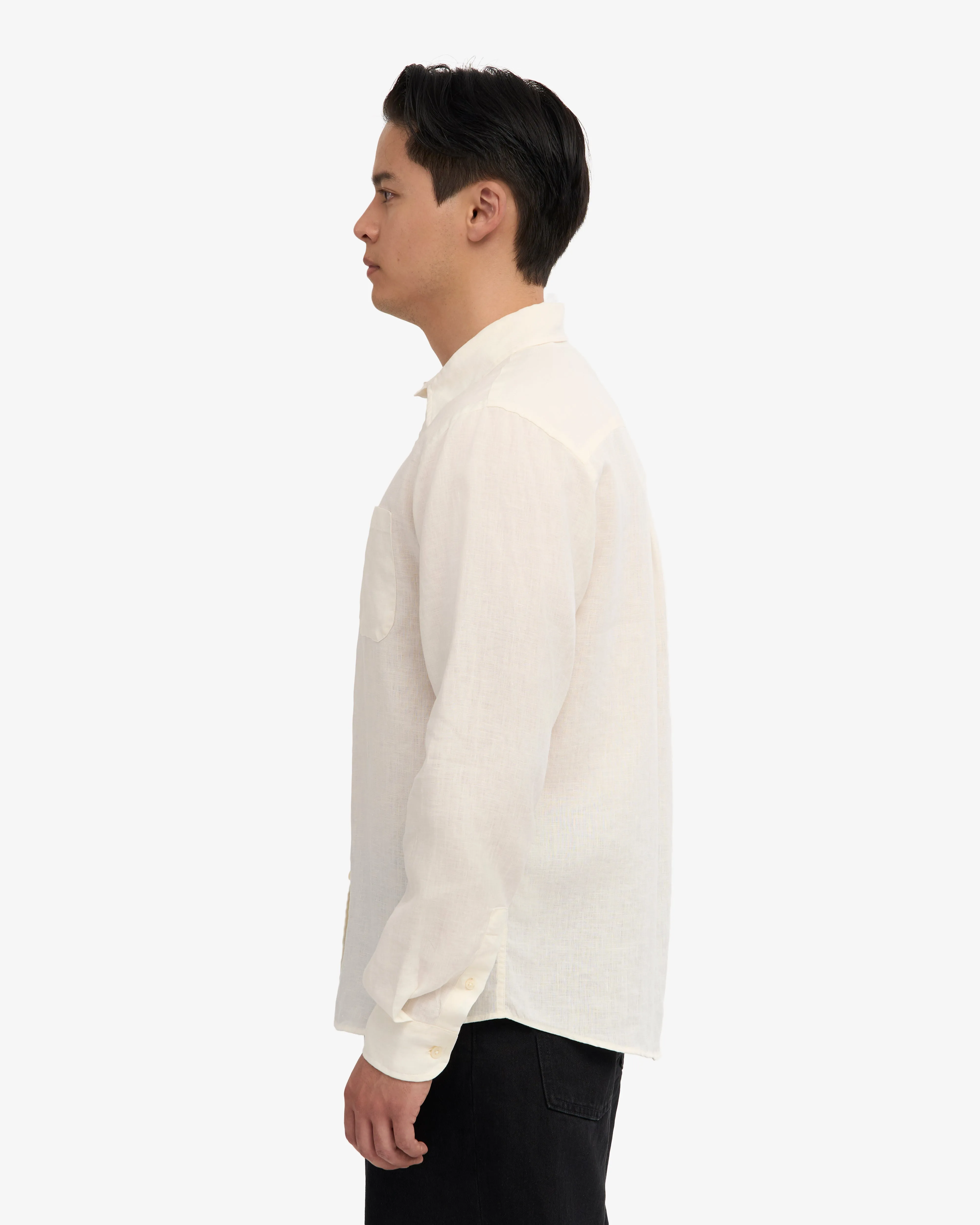 Linen Shirt - Ivory White sold by Colorful Standard product image thumbnail 3