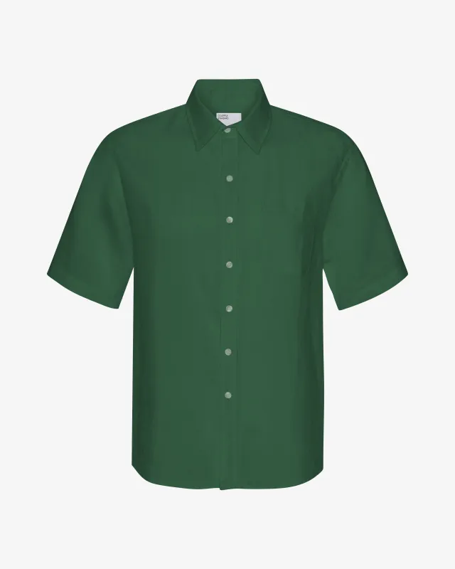 Linen SS Shirt - Emerald Green sold by Colorful Standard
