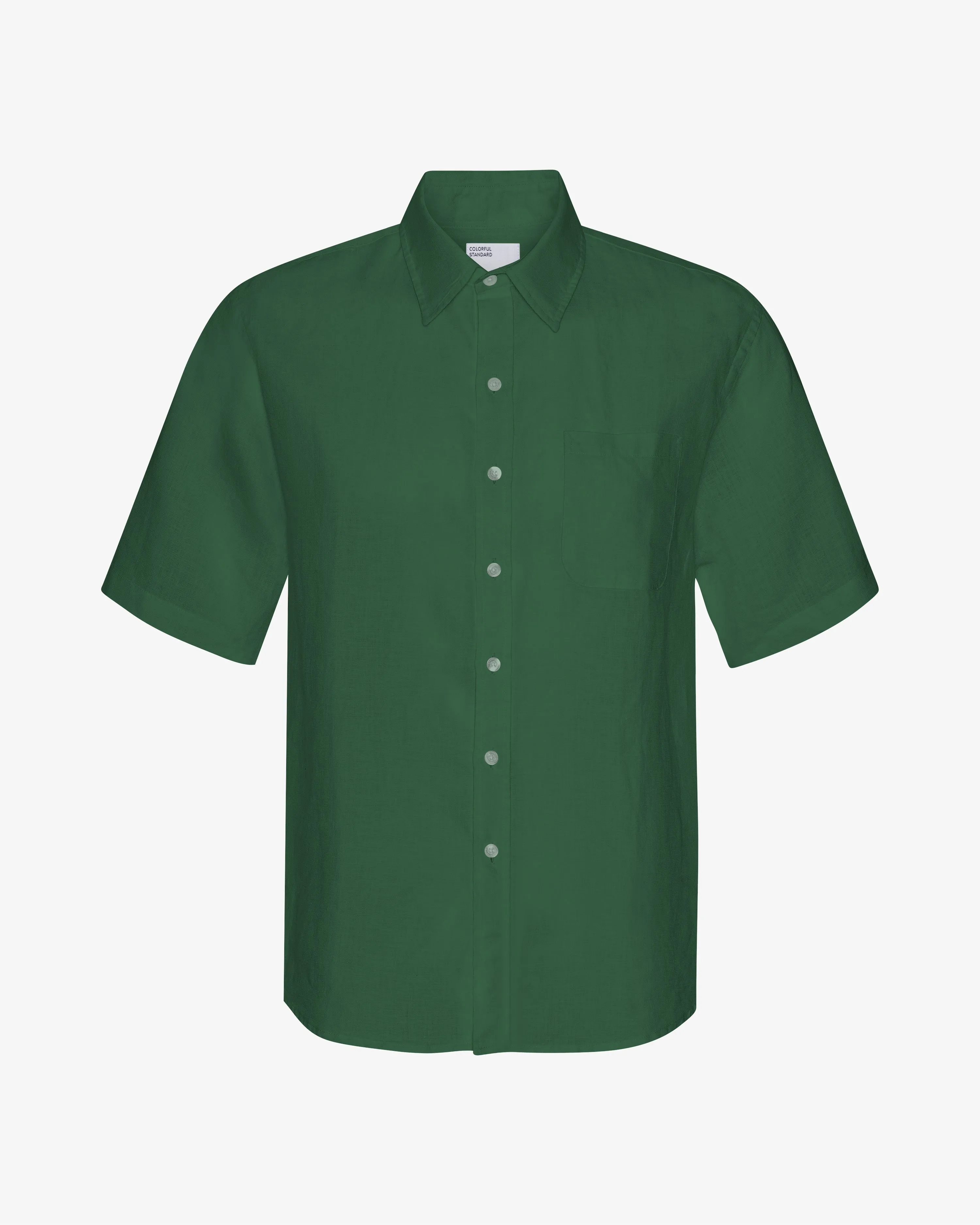 Linen SS Shirt - Emerald Green sold by Colorful Standard