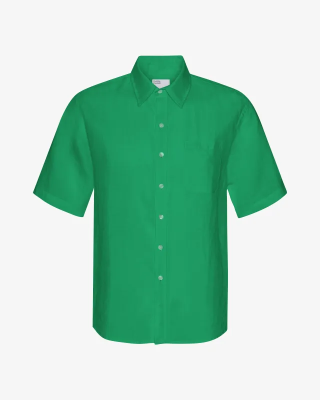 Linen SS Shirt - Kelly Green sold by Colorful Standard