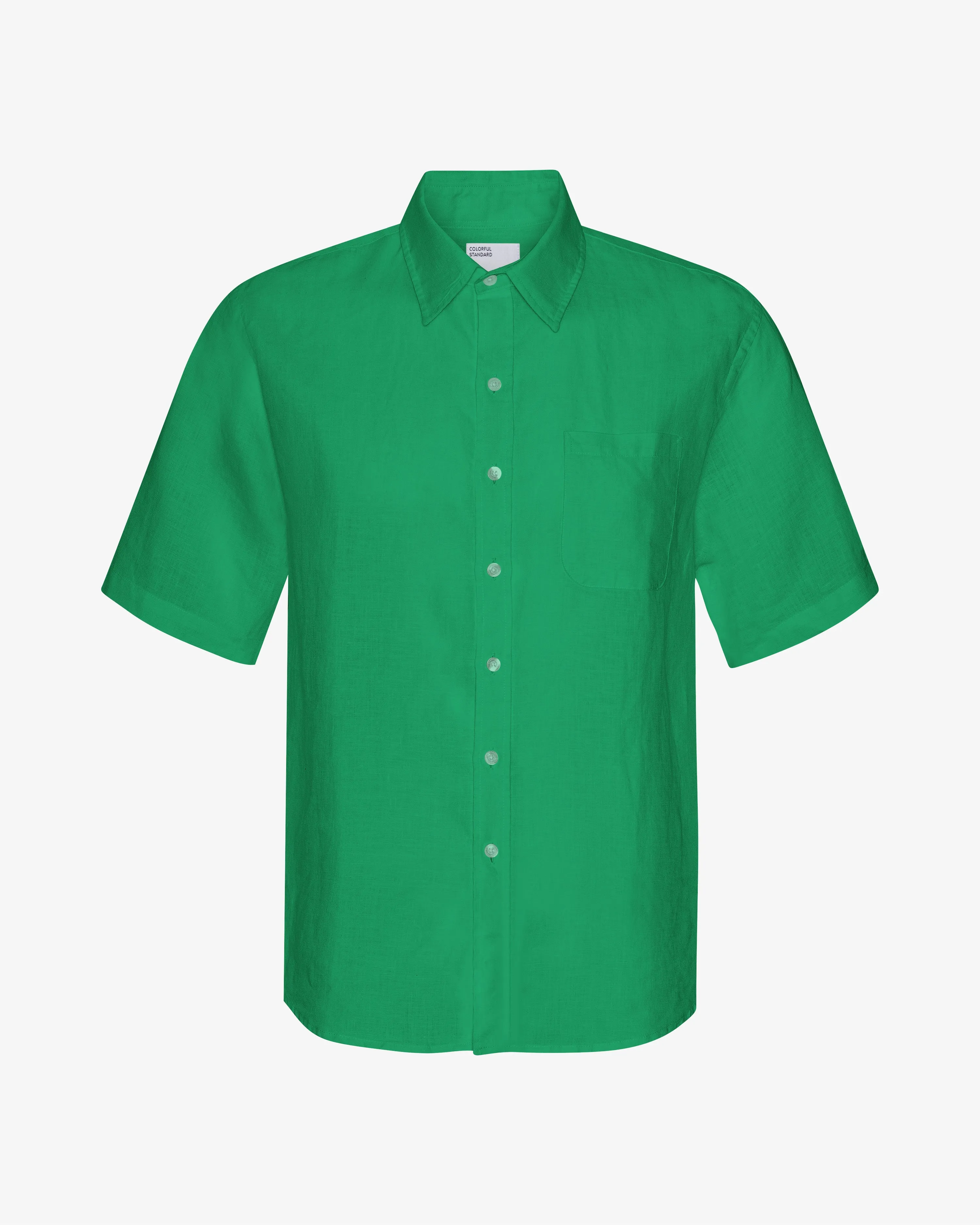 Linen SS Shirt - Kelly Green sold by Colorful Standard
