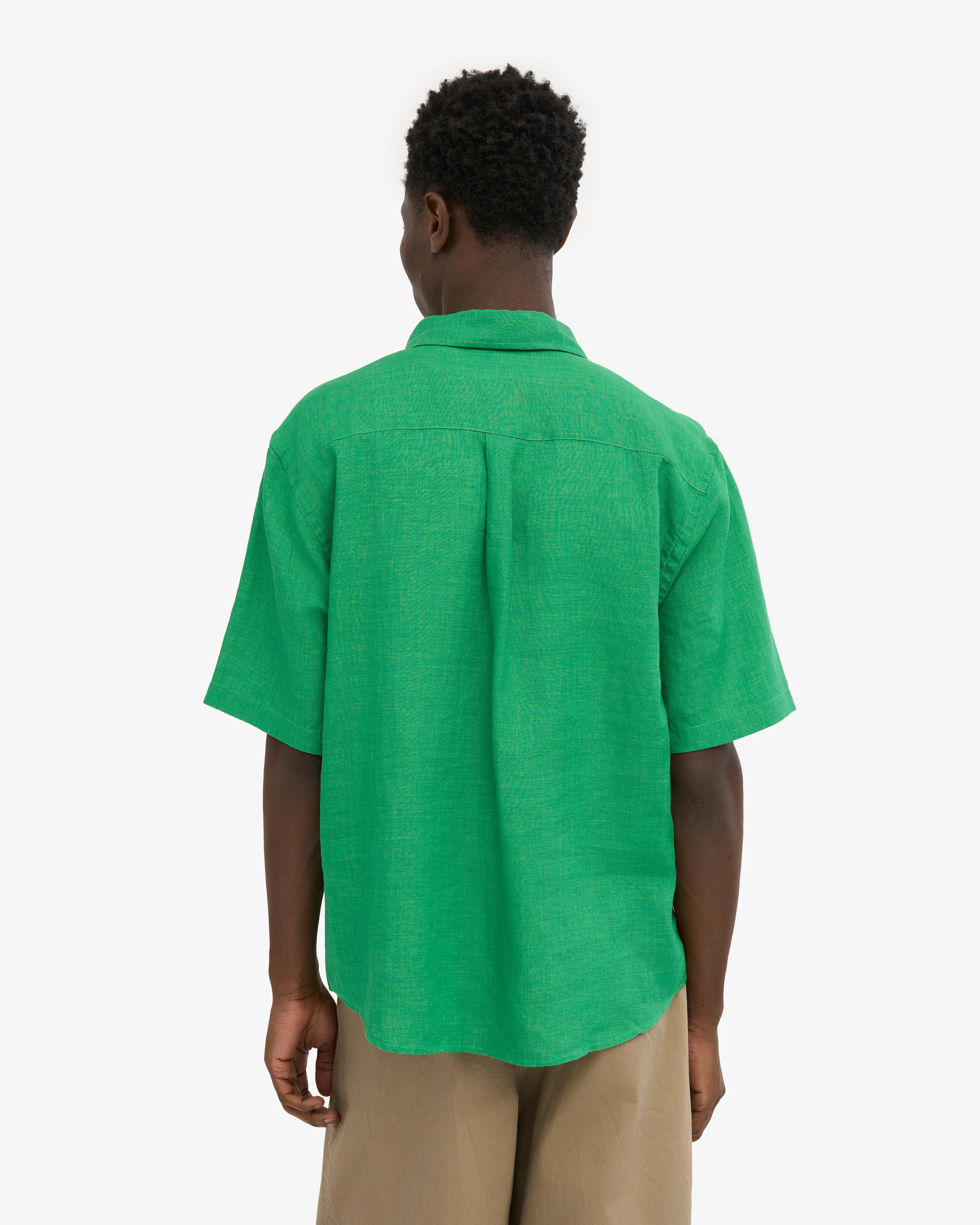 Linen SS Shirt - Kelly Green sold by Colorful Standard product image thumbnail 4