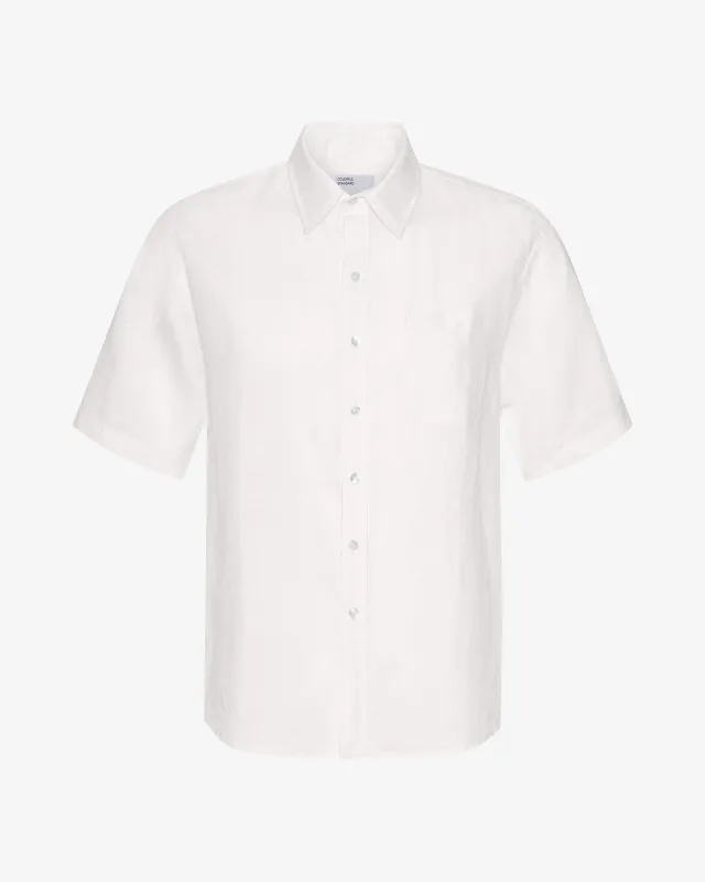 Linen SS Shirt - Optical White sold by Colorful Standard