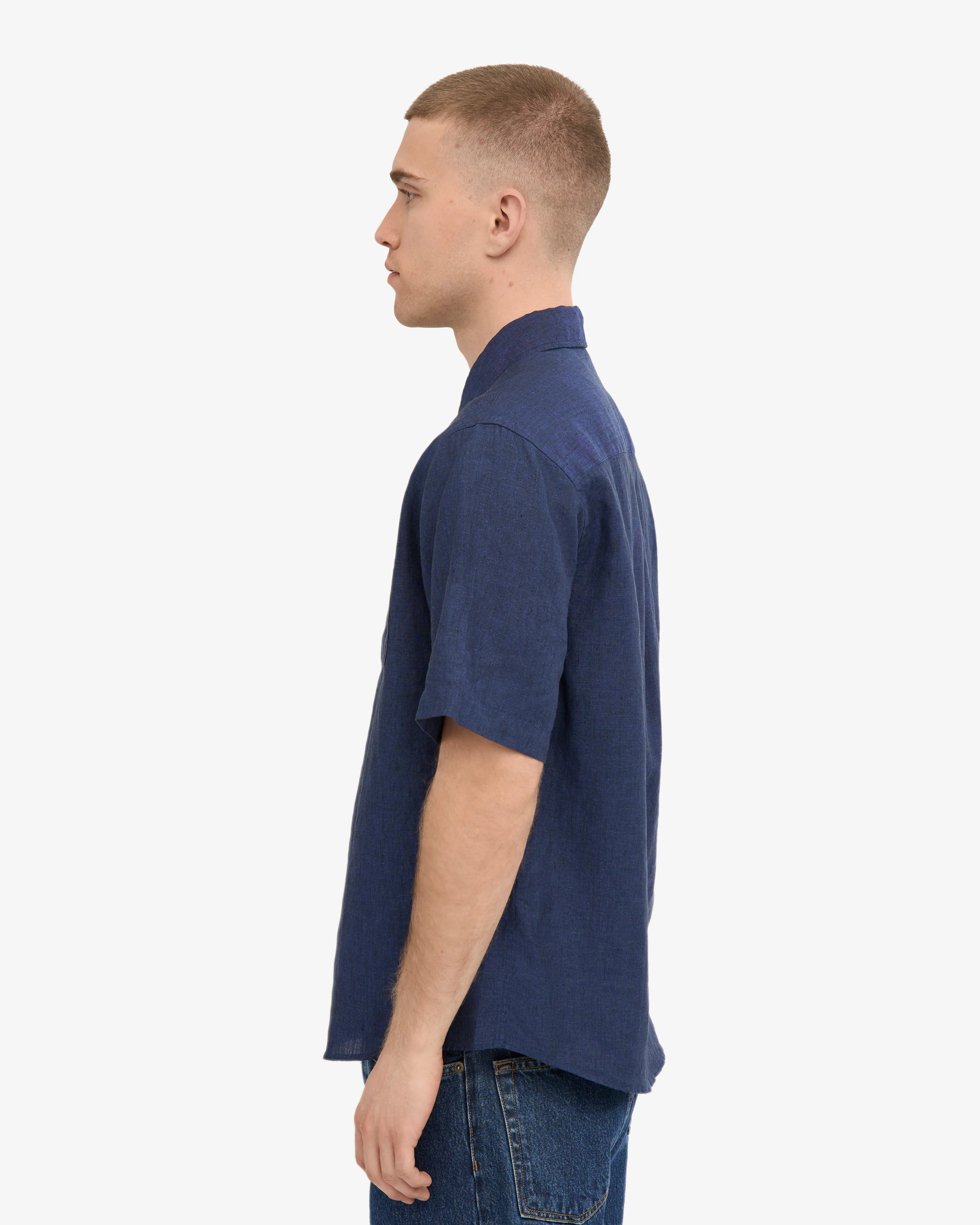 Linen SS Shirt - Petrol Blue sold by Colorful Standard product image thumbnail 3
