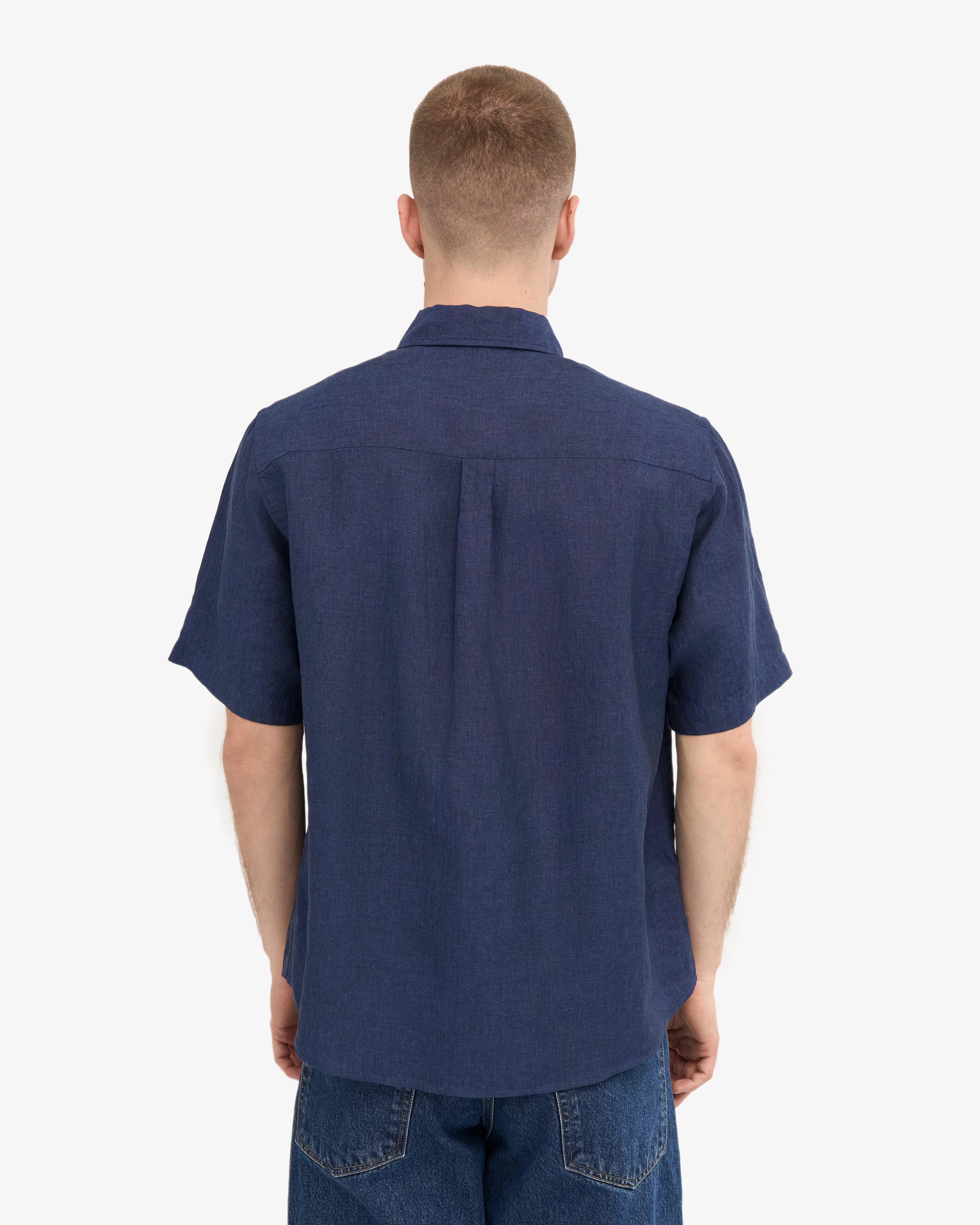 Linen SS Shirt - Petrol Blue sold by Colorful Standard product image thumbnail 4