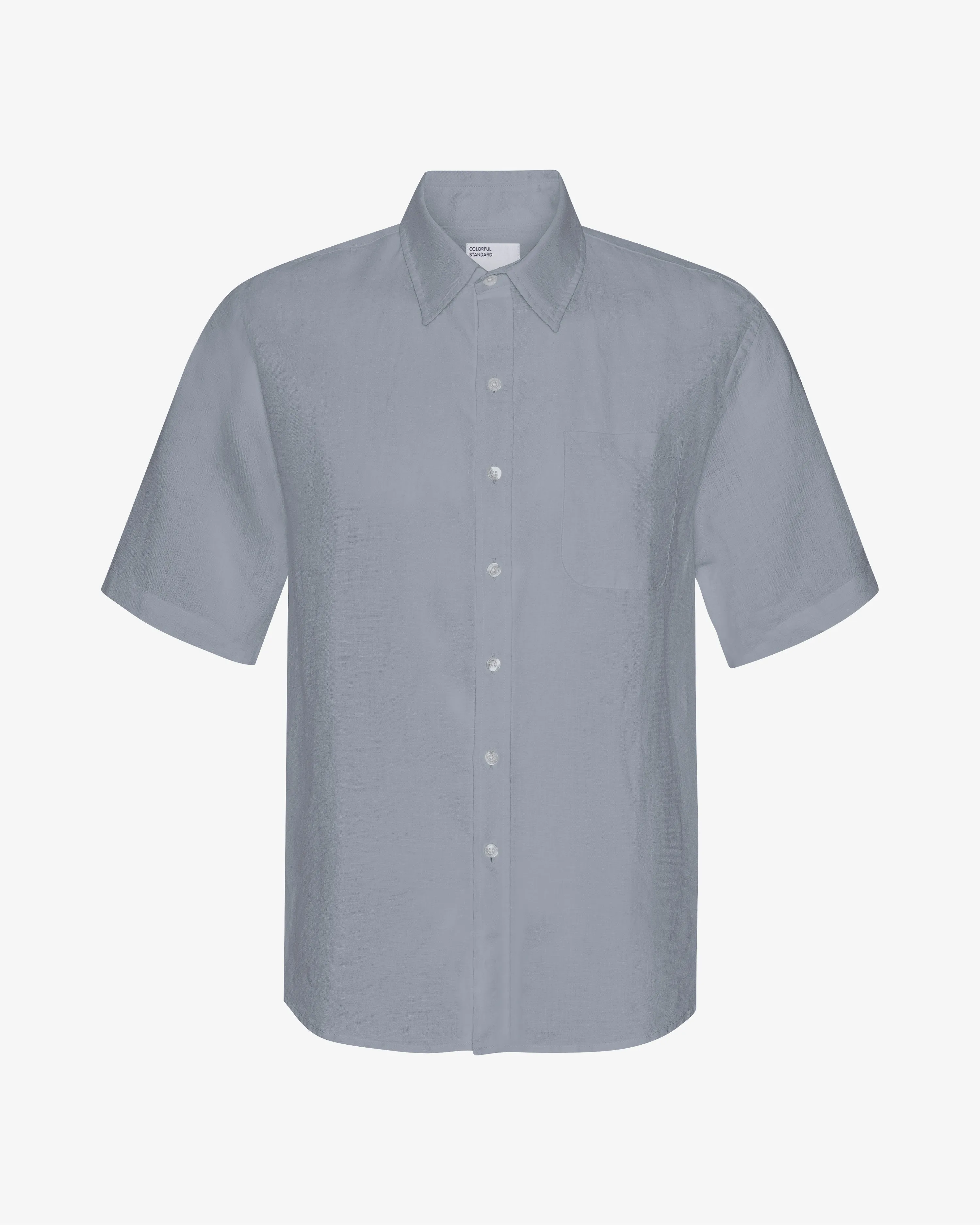 Linen SS Shirt - Steel Blue sold by Colorful Standard
