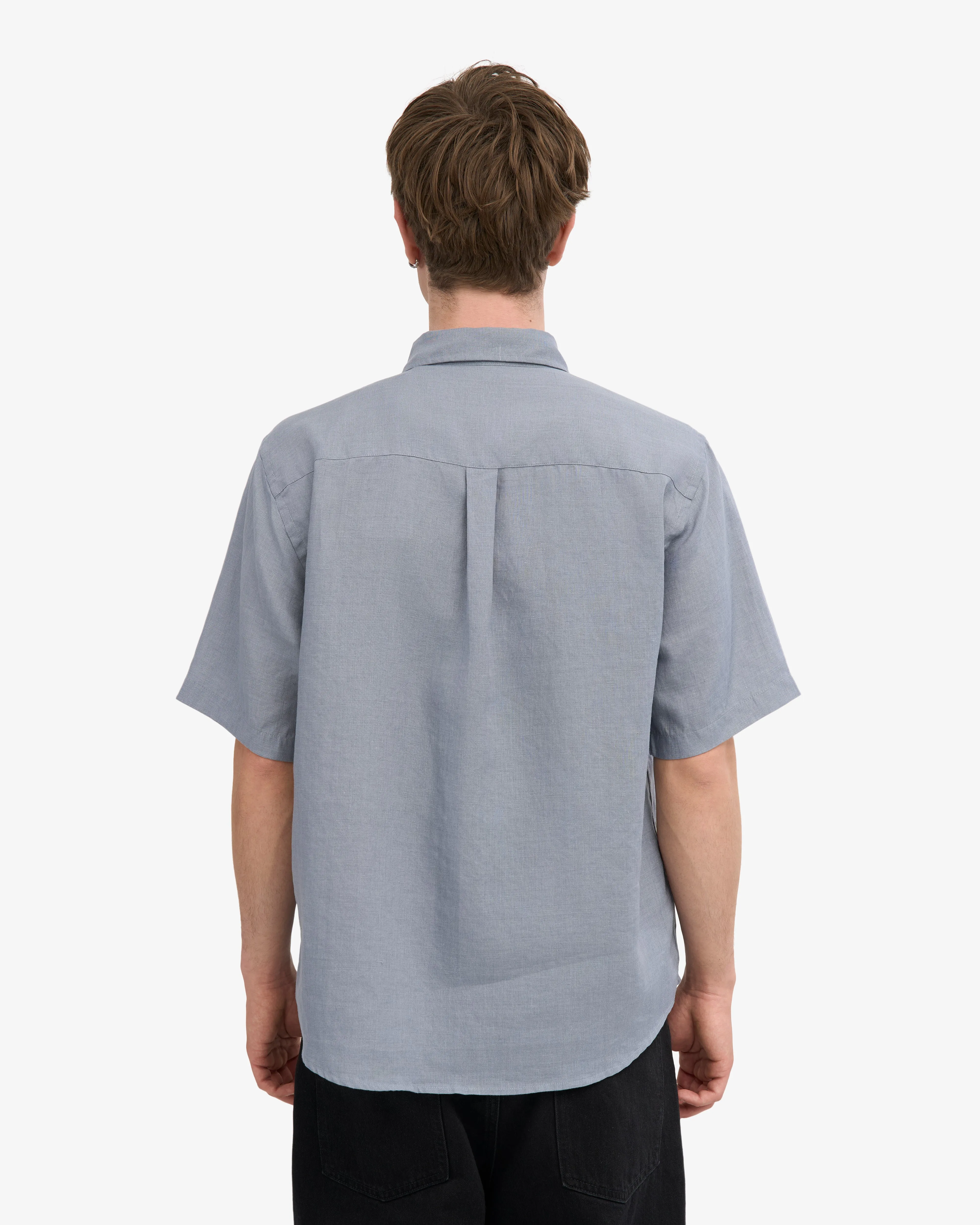 Linen SS Shirt - Steel Blue sold by Colorful Standard product image thumbnail 4