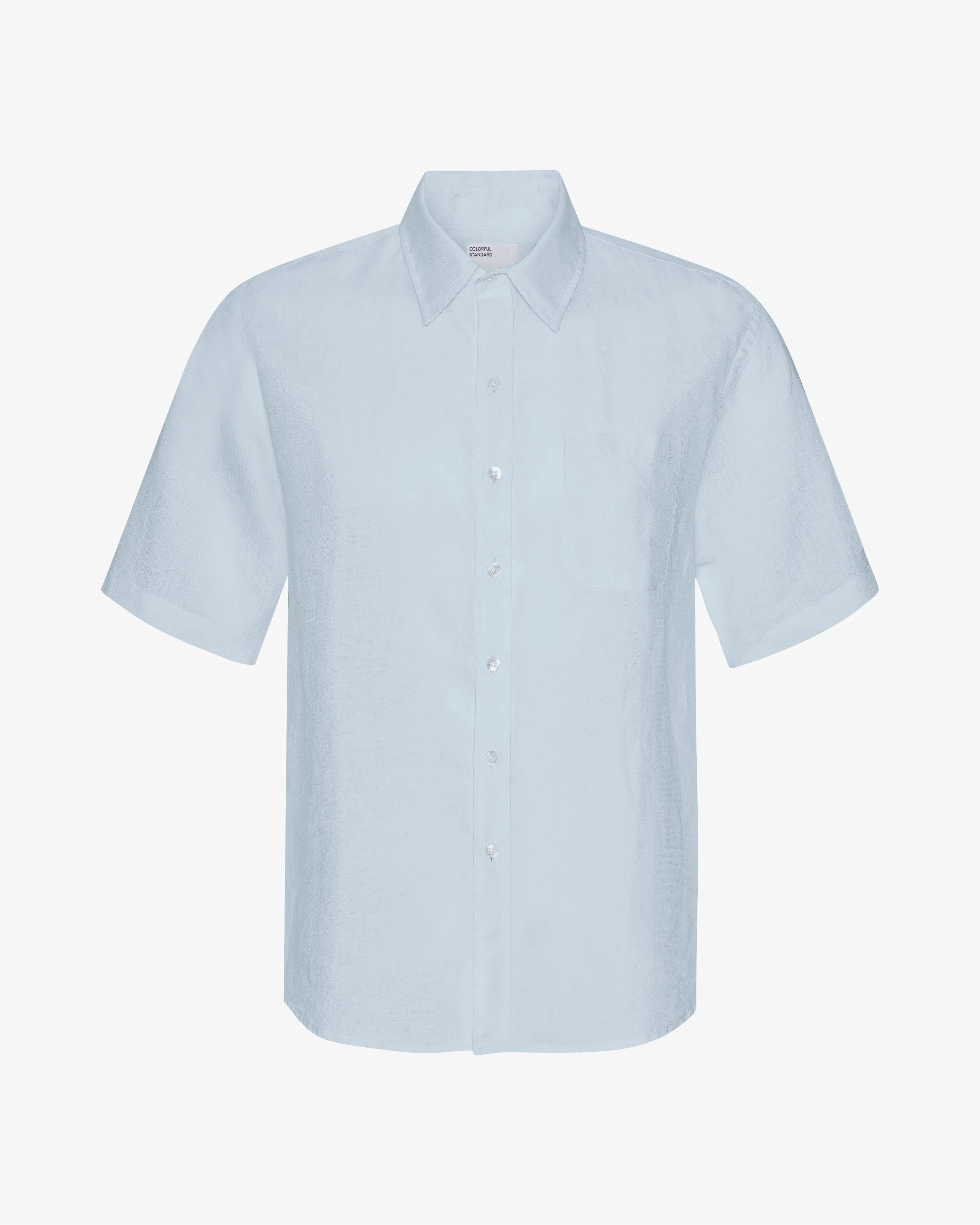 Linen SS Shirt - Polar Blue sold by Colorful Standard