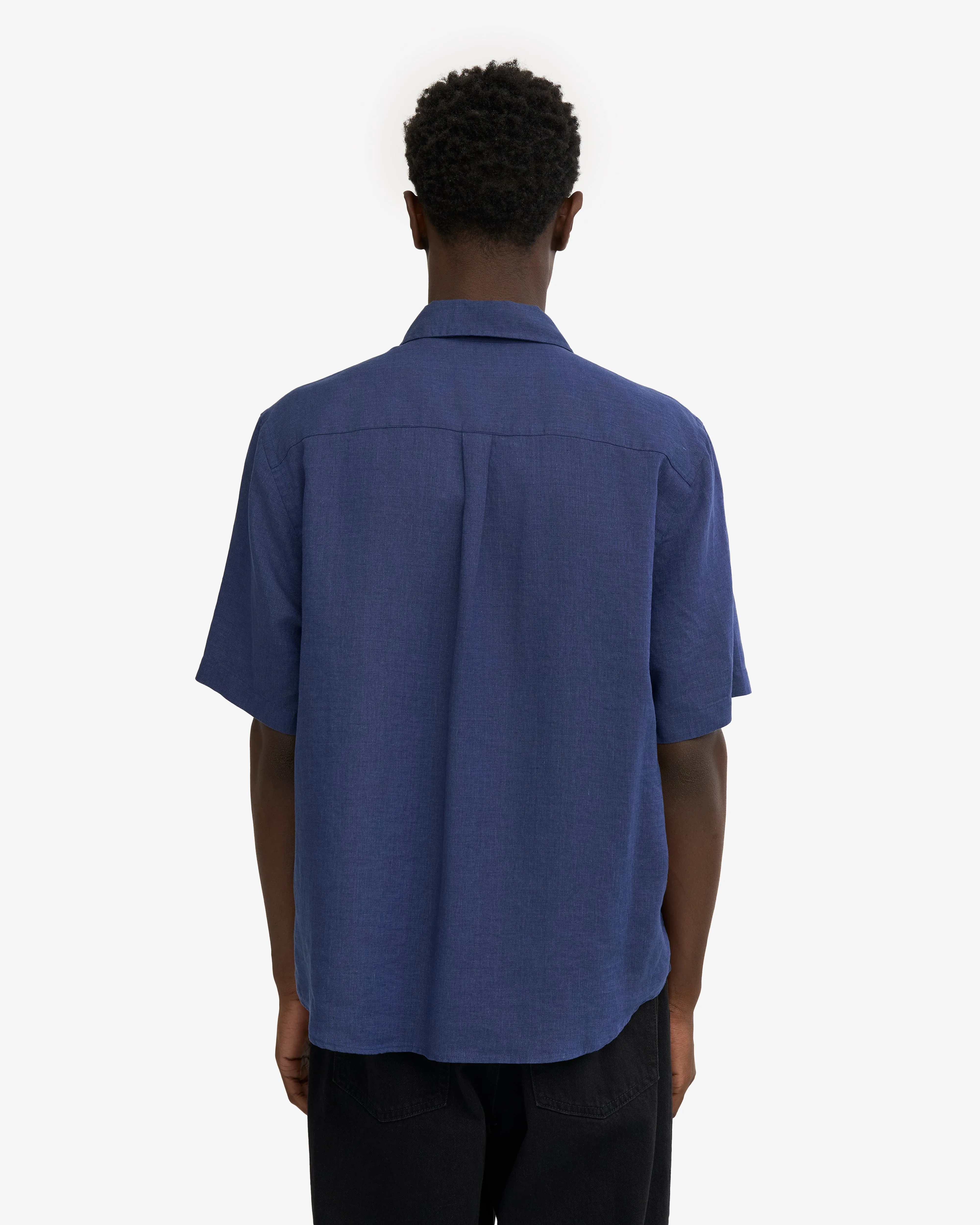 Linen SS Shirt - Marine Blue sold by Colorful Standard product image thumbnail 4