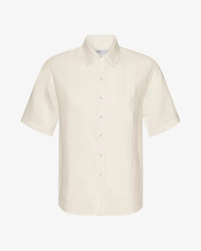 Linen SS Shirt - Ivory White sold by Colorful Standard