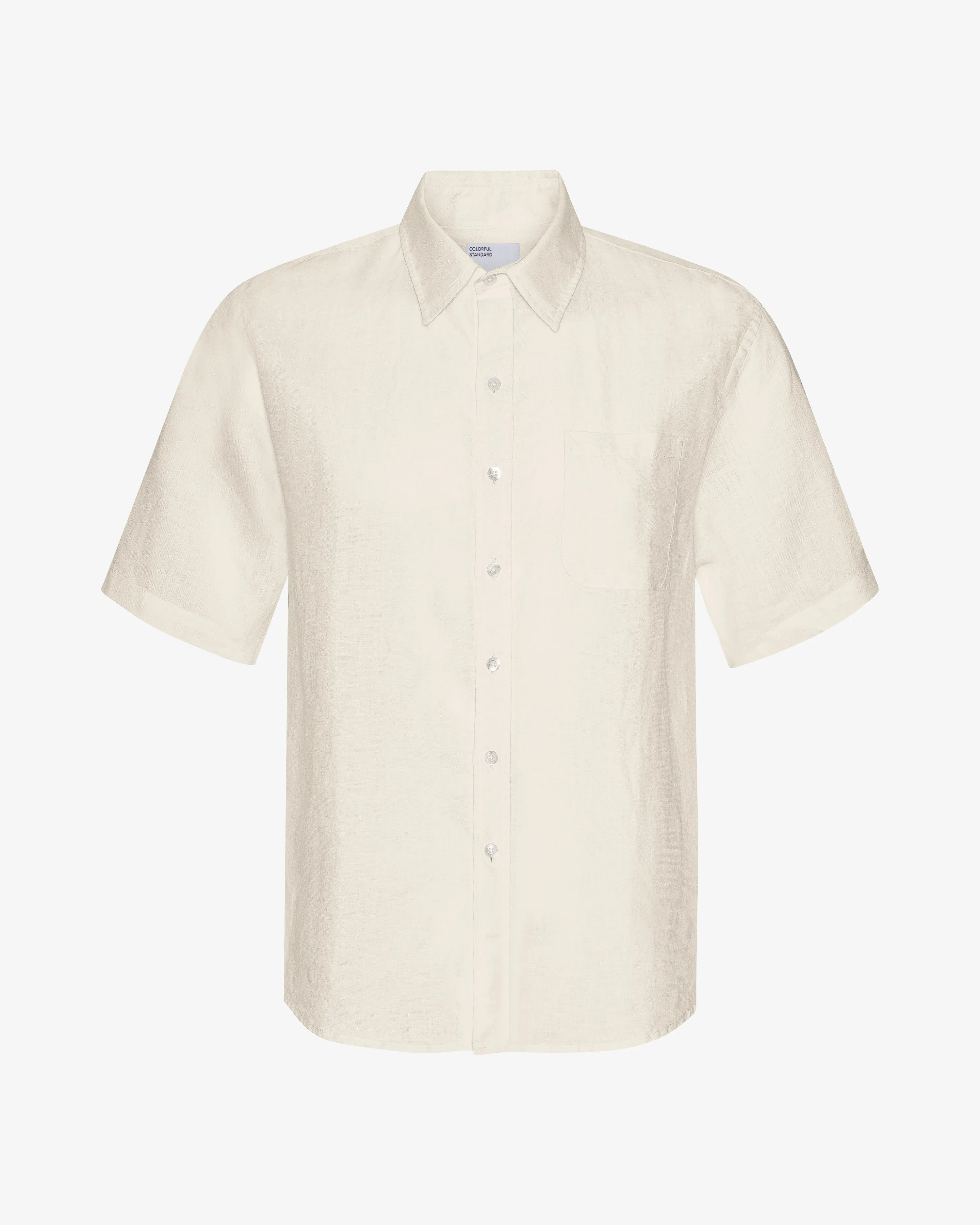 Linen SS Shirt - Ivory White sold by Colorful Standard