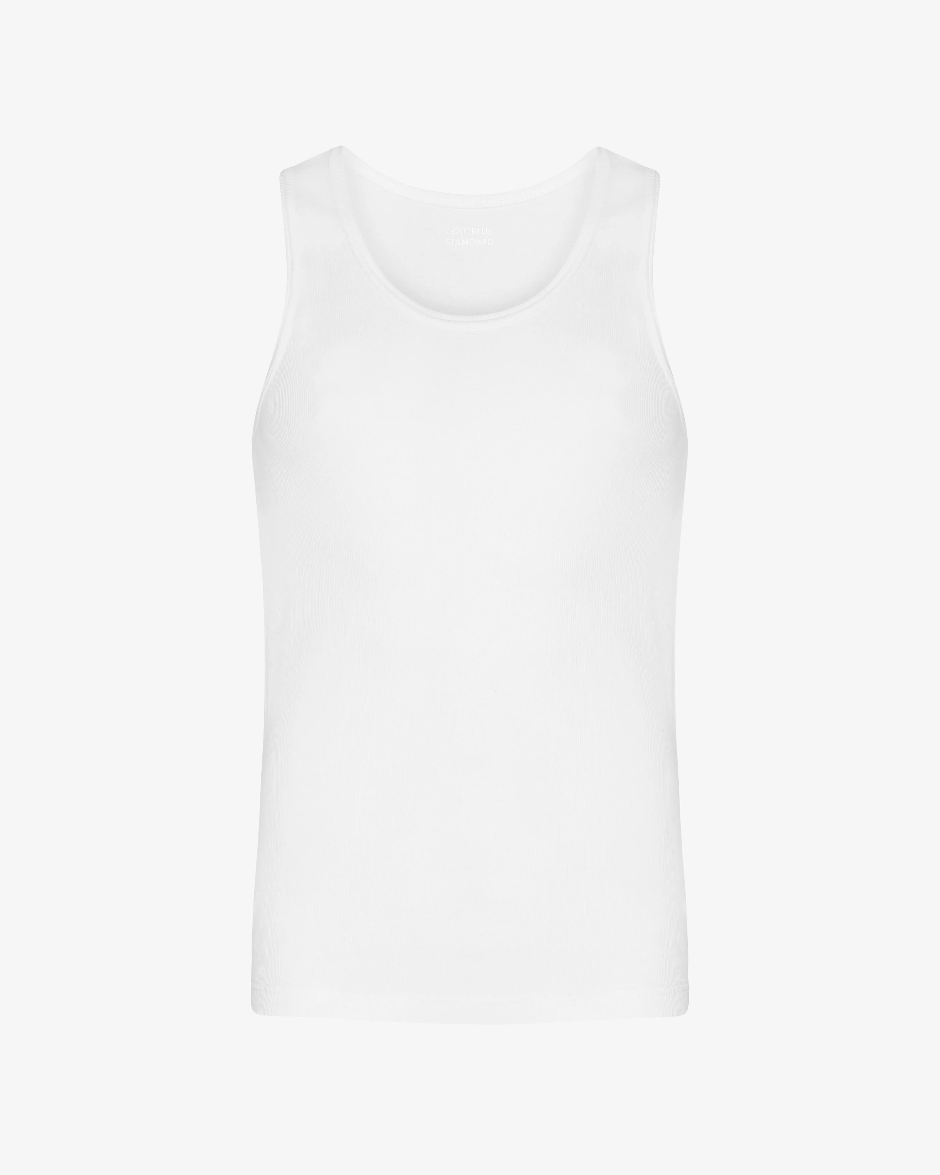 Organic Rib Tank Top - Optical White sold by Colorful Standard