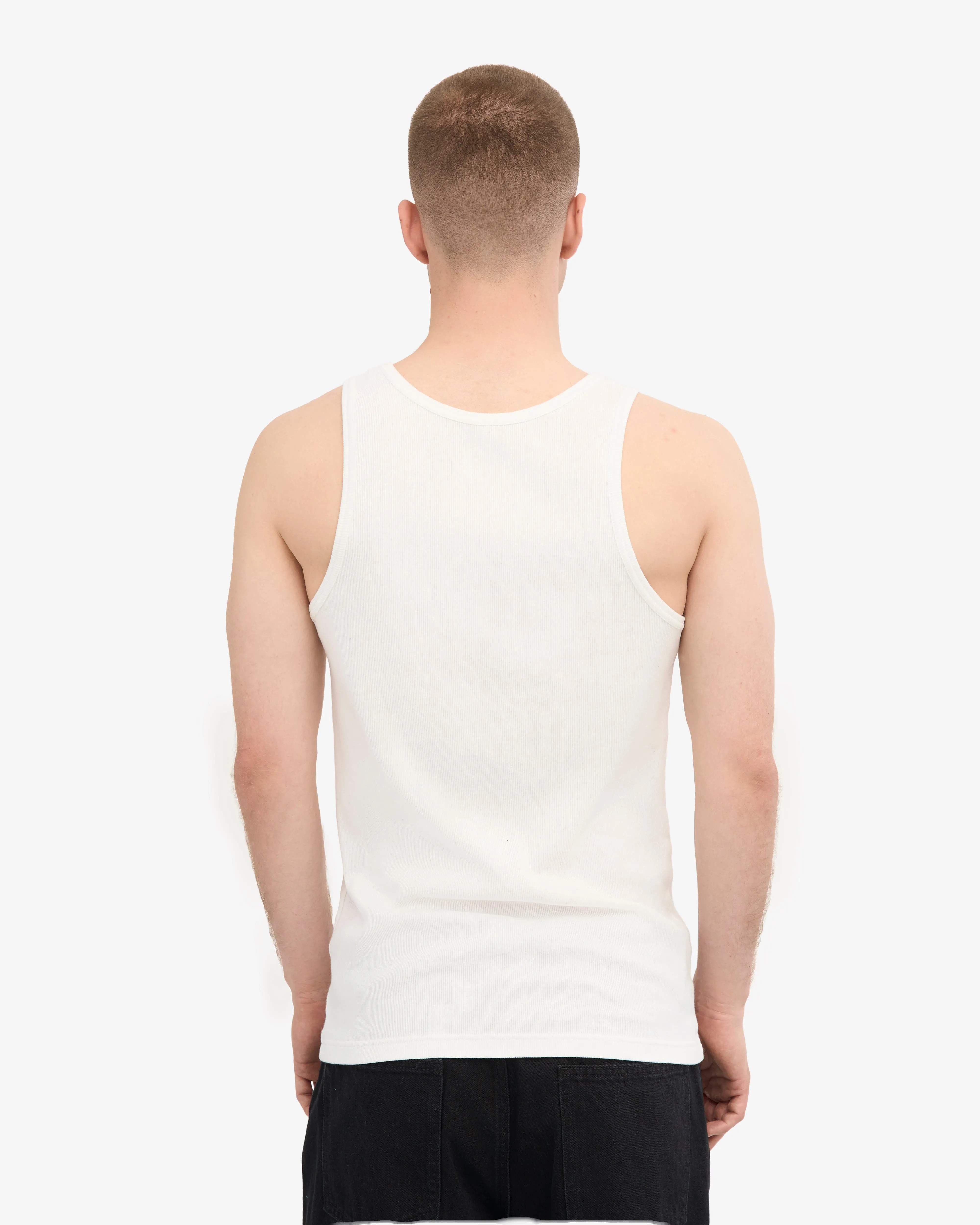 Organic Rib Tank Top - Optical White sold by Colorful Standard product image thumbnail 5