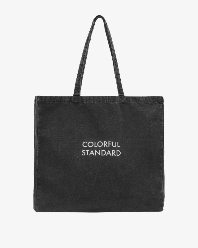 Organic Cotton Tote Bag - Faded Black sold by Colorful Standard