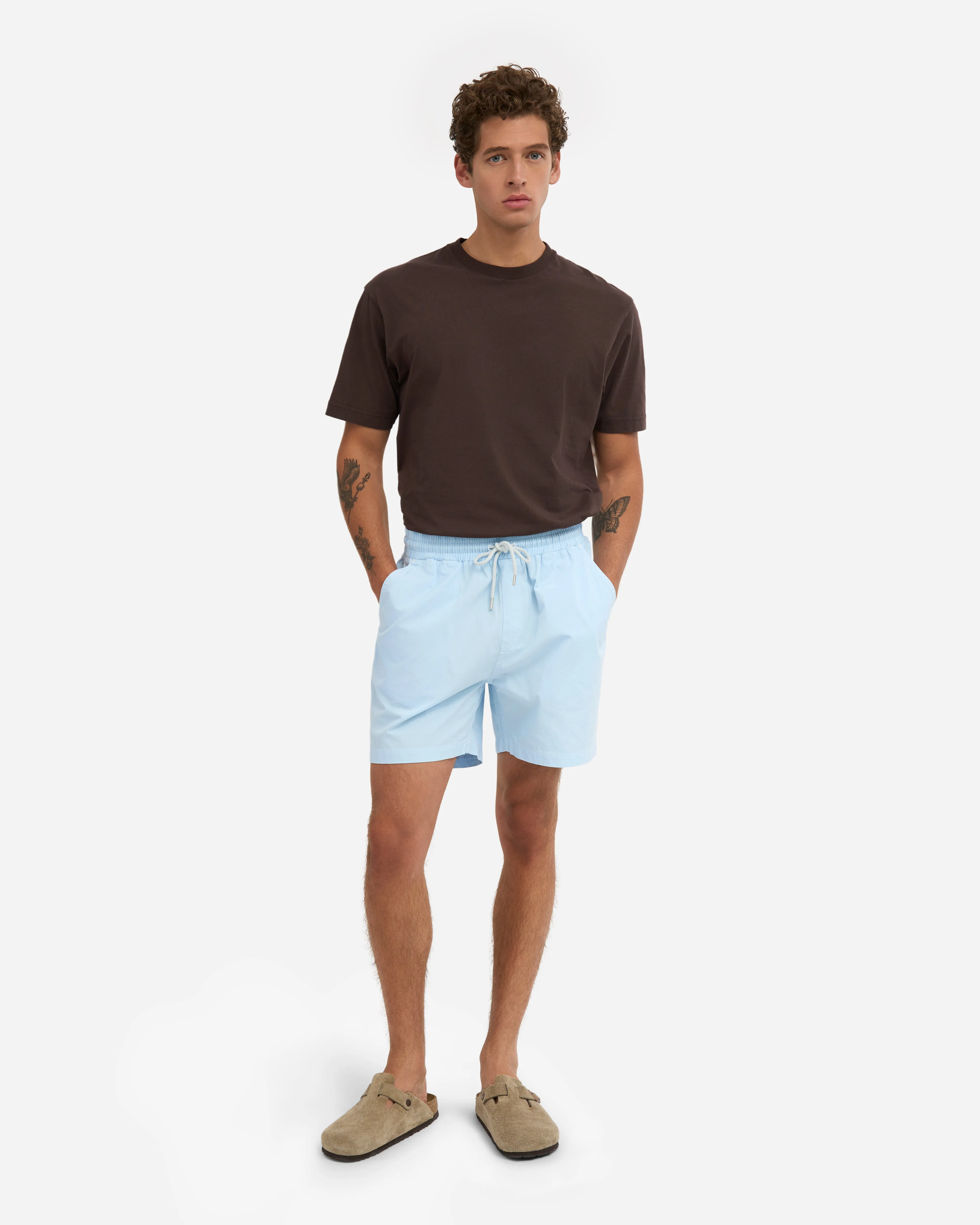 Organic Twill Shorts - Polar Blue sold by Colorful Standard product image thumbnail 2