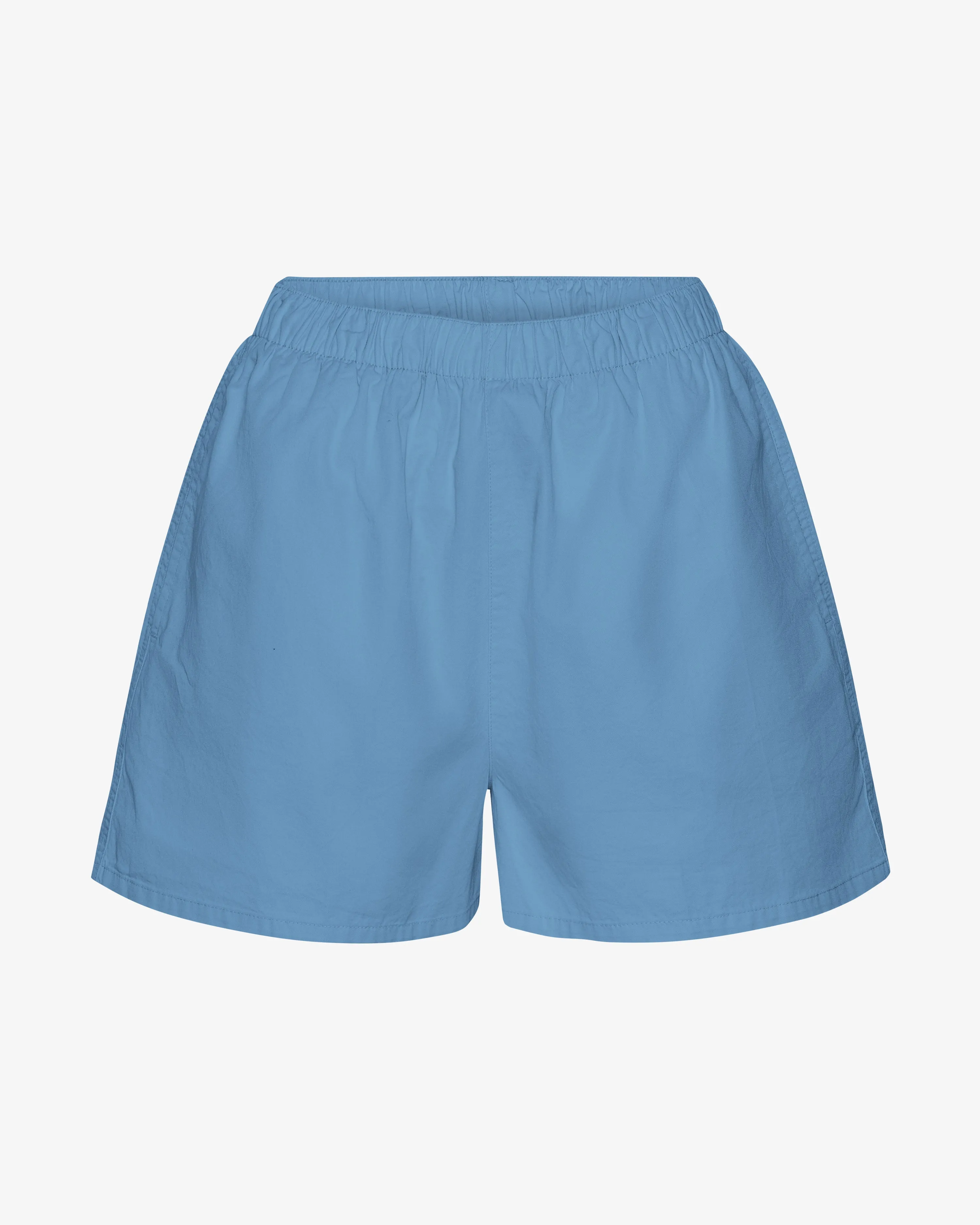 Women Organic Twill Shorts - Seaside Blue sold by Colorful Standard