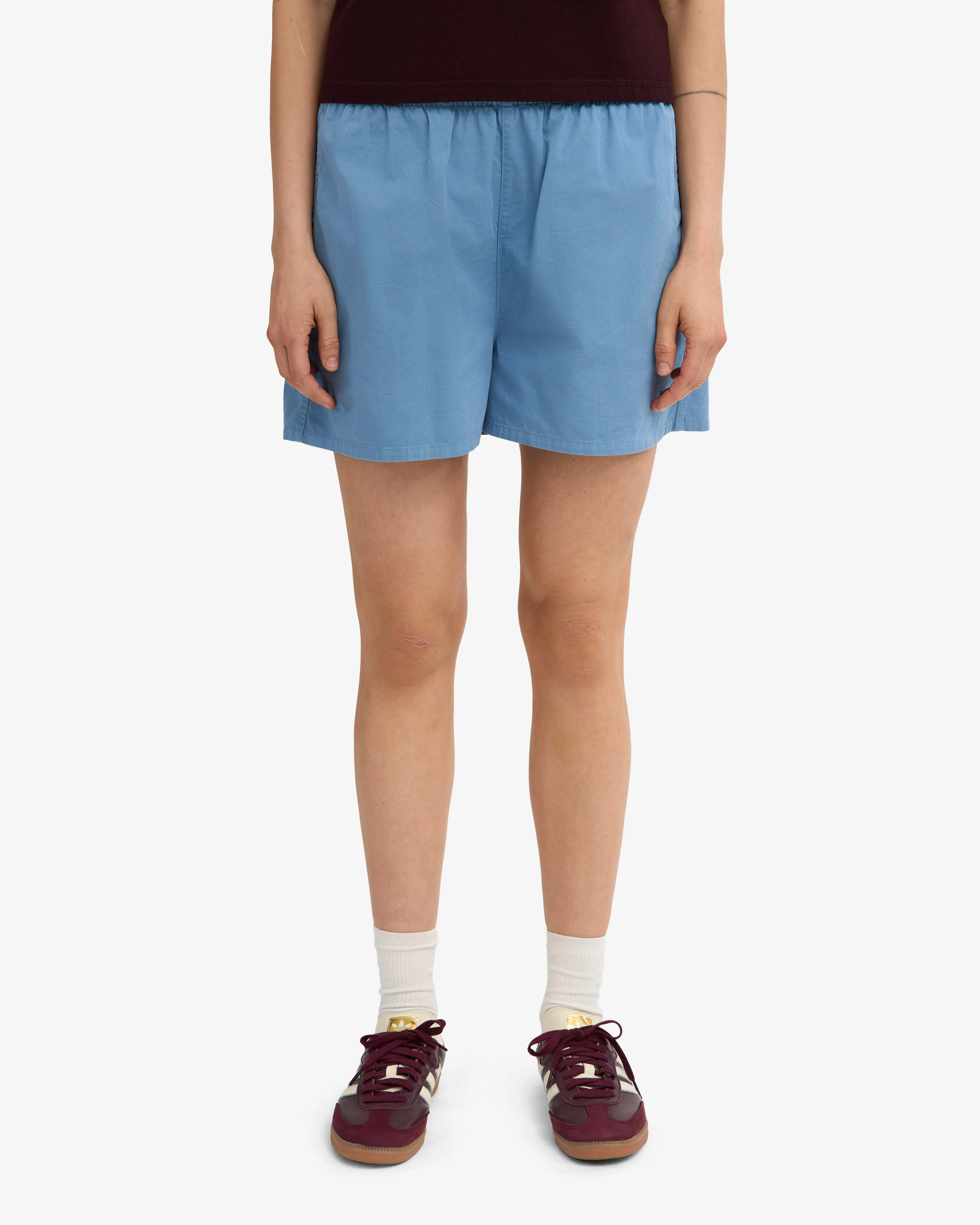 Women Organic Twill Shorts - Seaside Blue sold by Colorful Standard product image thumbnail 3