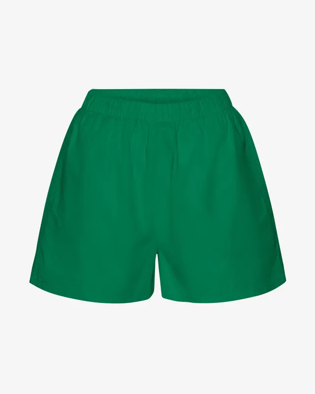 Women Organic Twill Shorts - Kelly Green sold by Colorful Standard