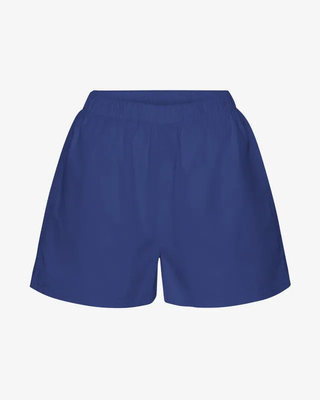 Women Organic Twill Shorts - Marine Blue sold by Colorful Standard