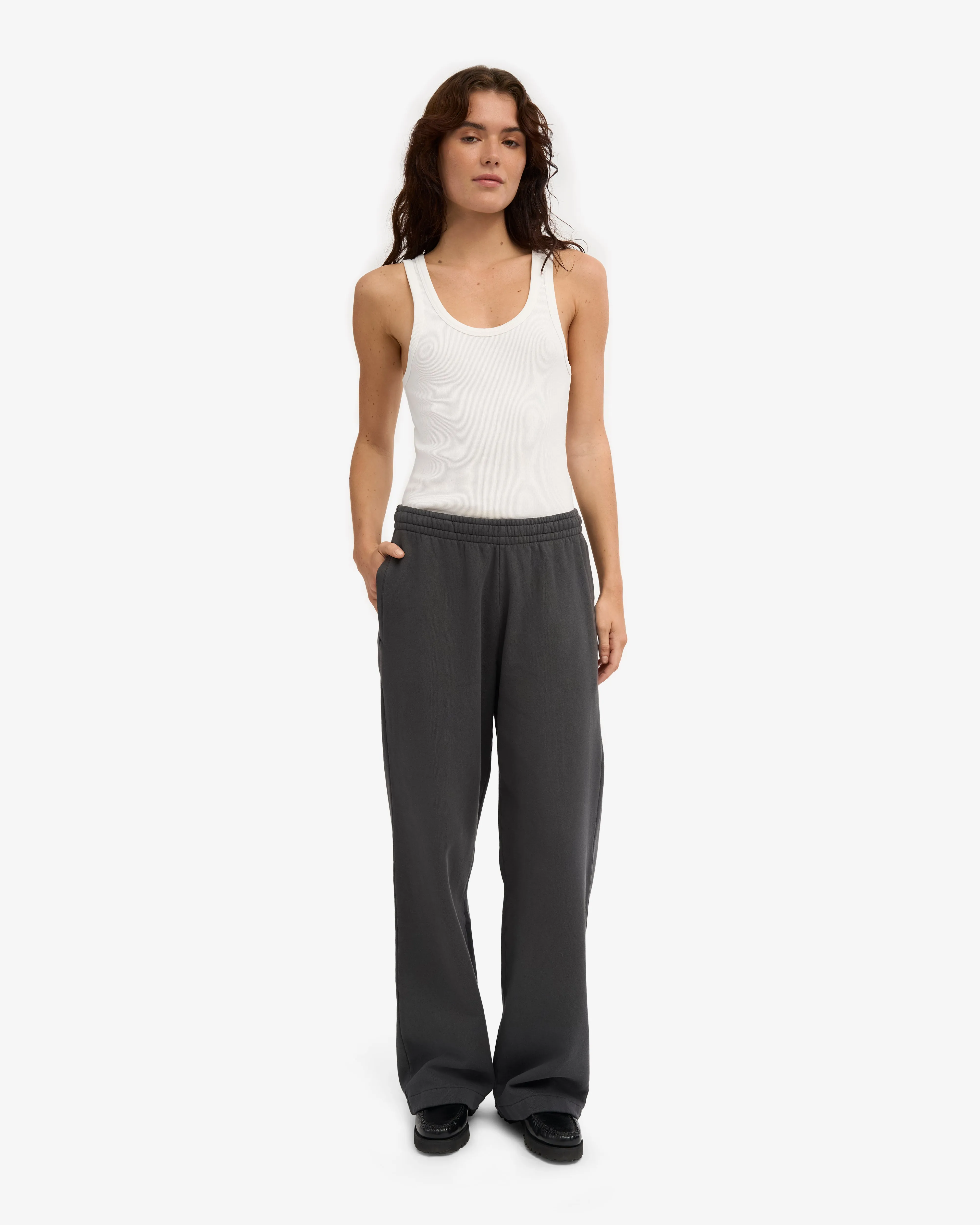 Organic Straight Leg Sweatpants - Lava Grey sold by Colorful Standard product image thumbnail 2