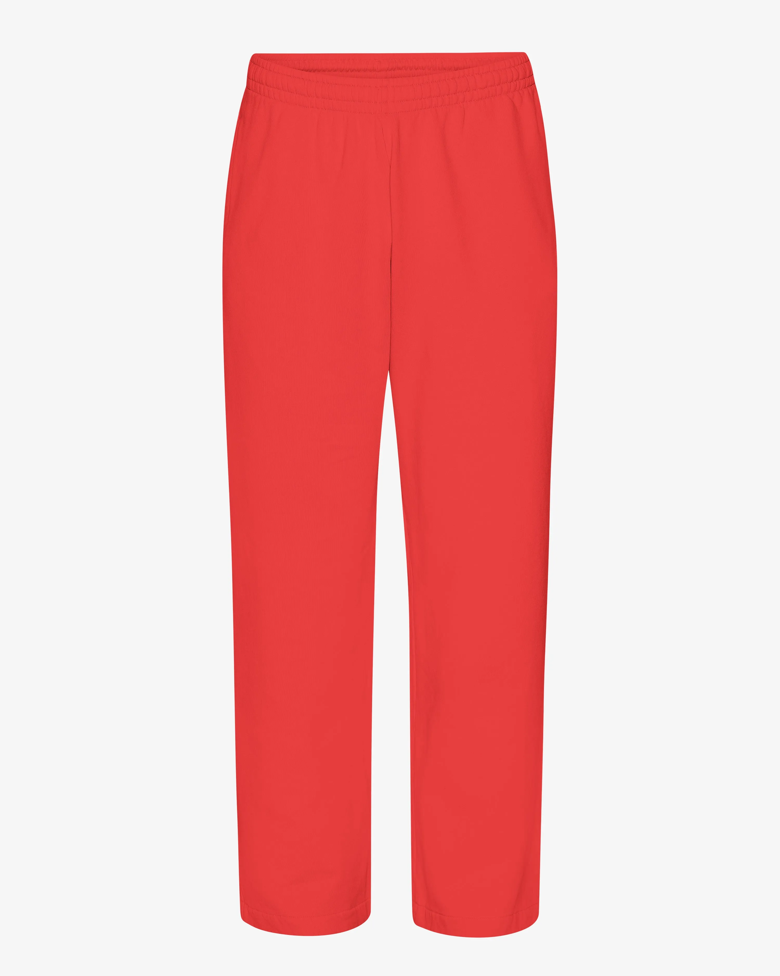 Organic Straight Leg Sweatpants - Red Tangerine sold by Colorful Standard