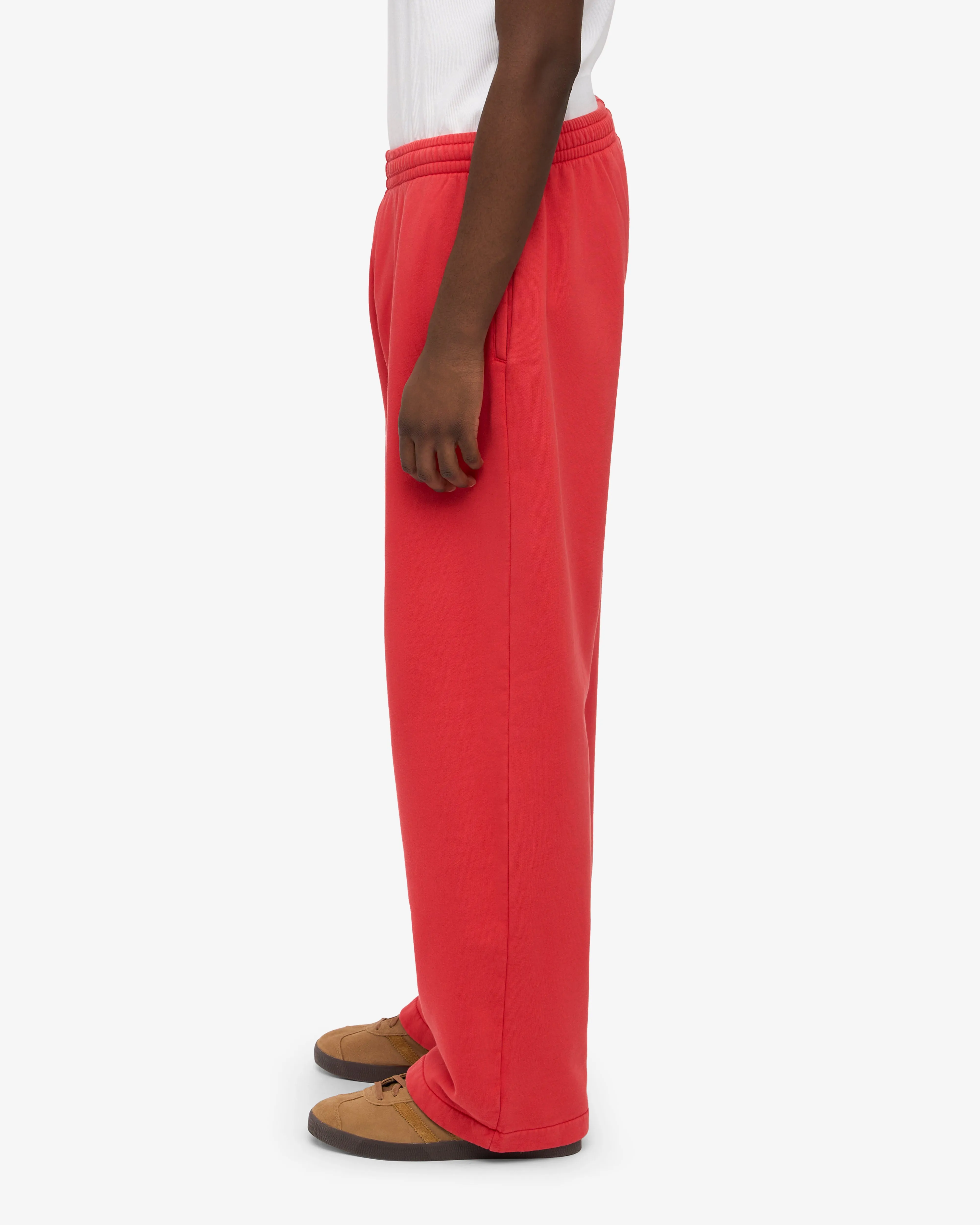 Organic Straight Leg Sweatpants - Red Tangerine sold by Colorful Standard product image thumbnail 4
