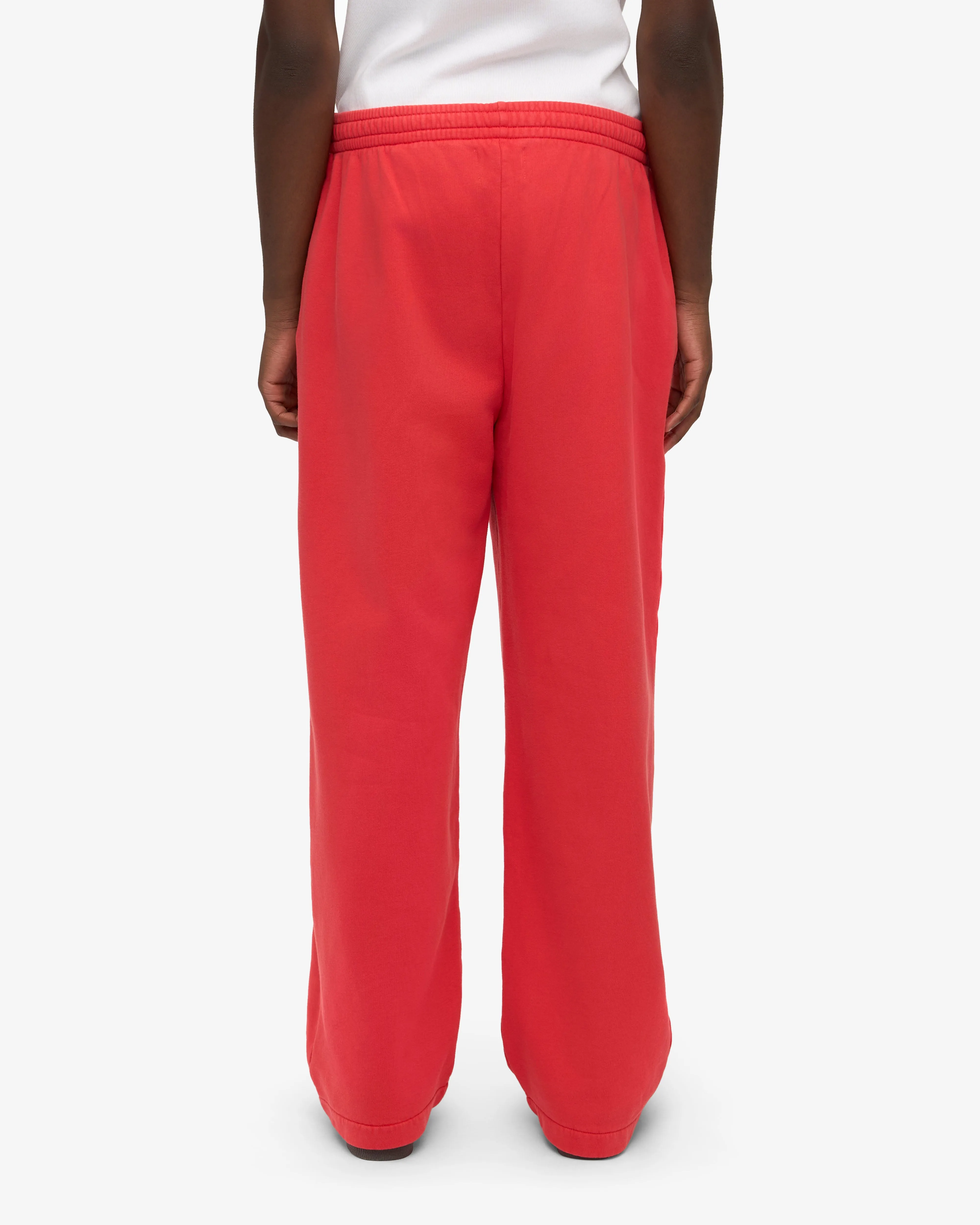 Organic Straight Leg Sweatpants - Red Tangerine sold by Colorful Standard product image thumbnail 5
